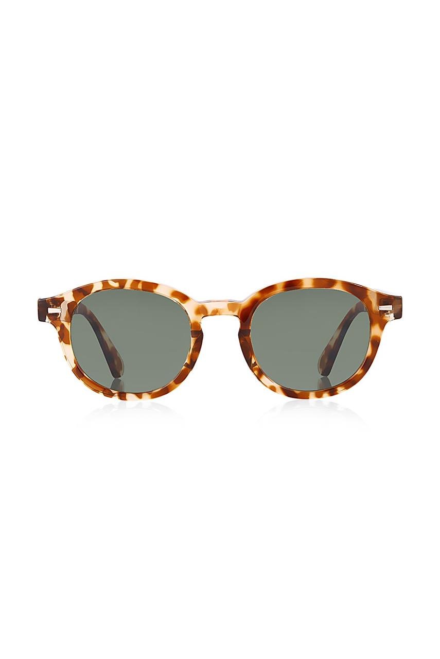 Simon Leopard Green Erkek Güneş Gözlüğü