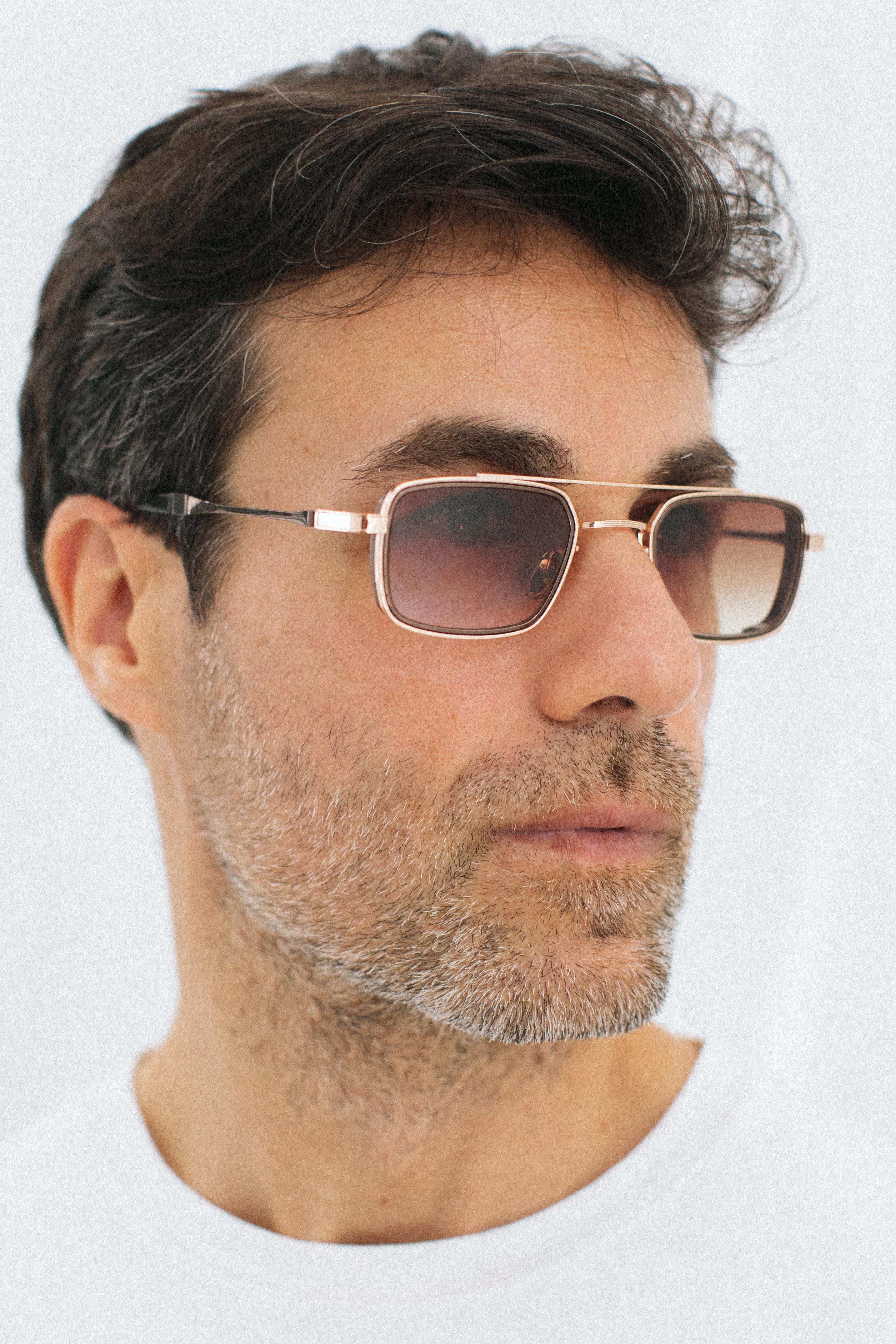 Sion Gold Brown Degrade Erkek Güneş Gözlüğü