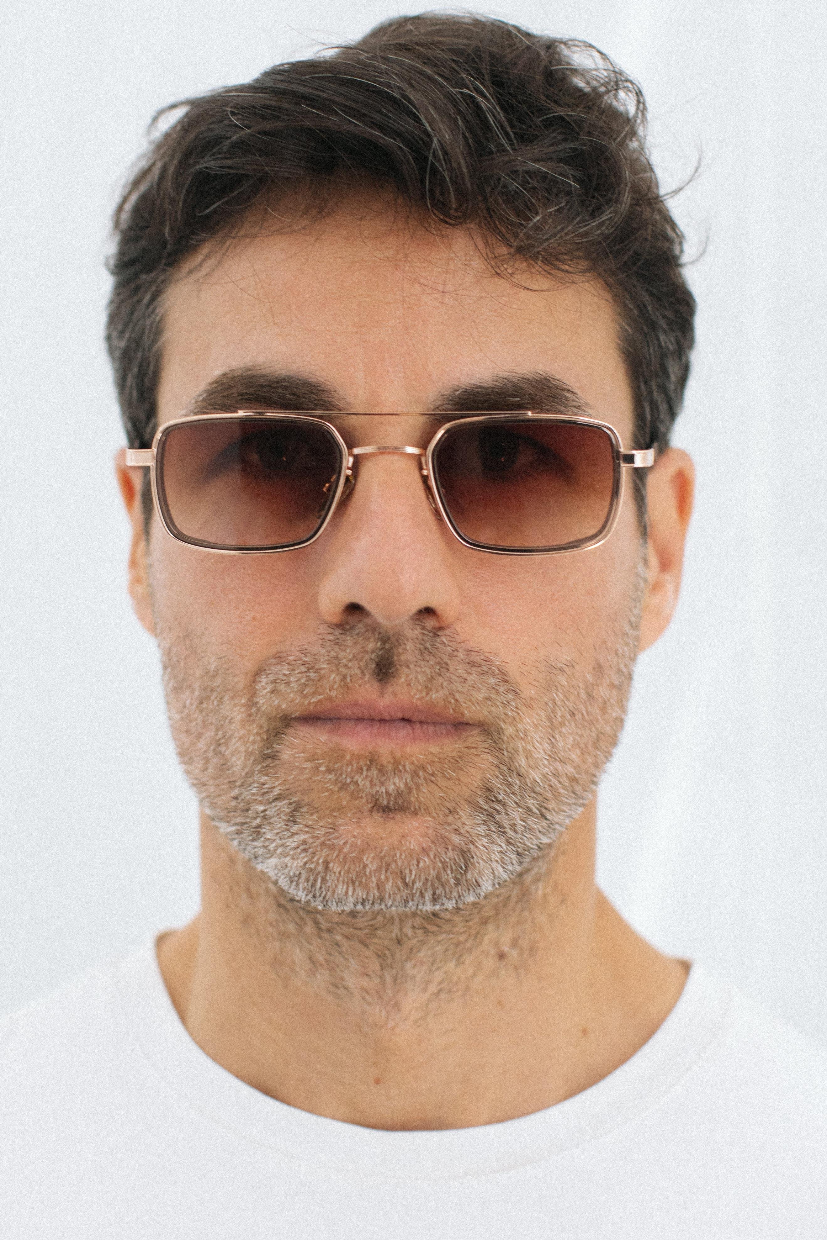 Sion Gold Brown Degrade Erkek Güneş Gözlüğü