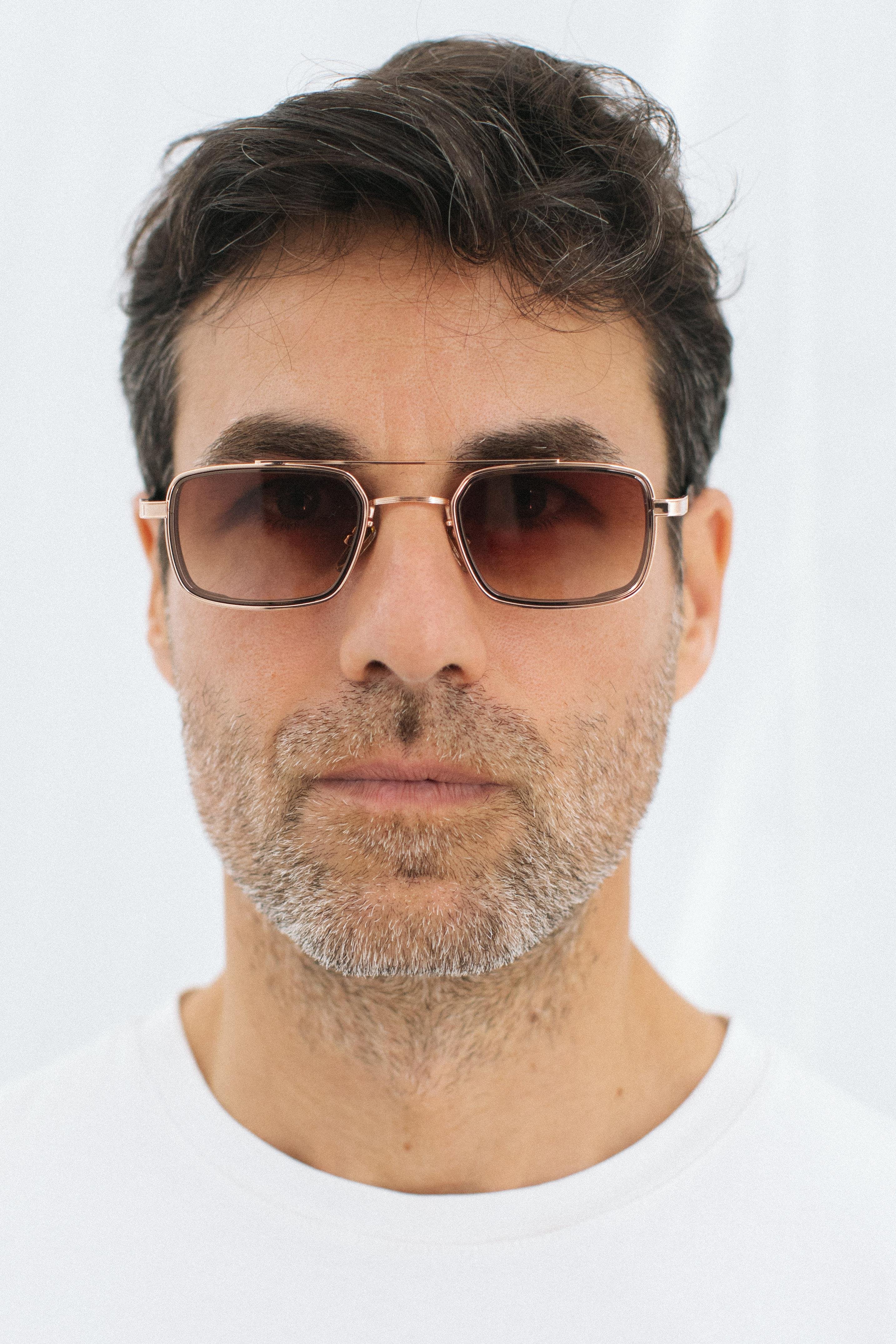 Sion Gold Brown Degrade Erkek Güneş Gözlüğü