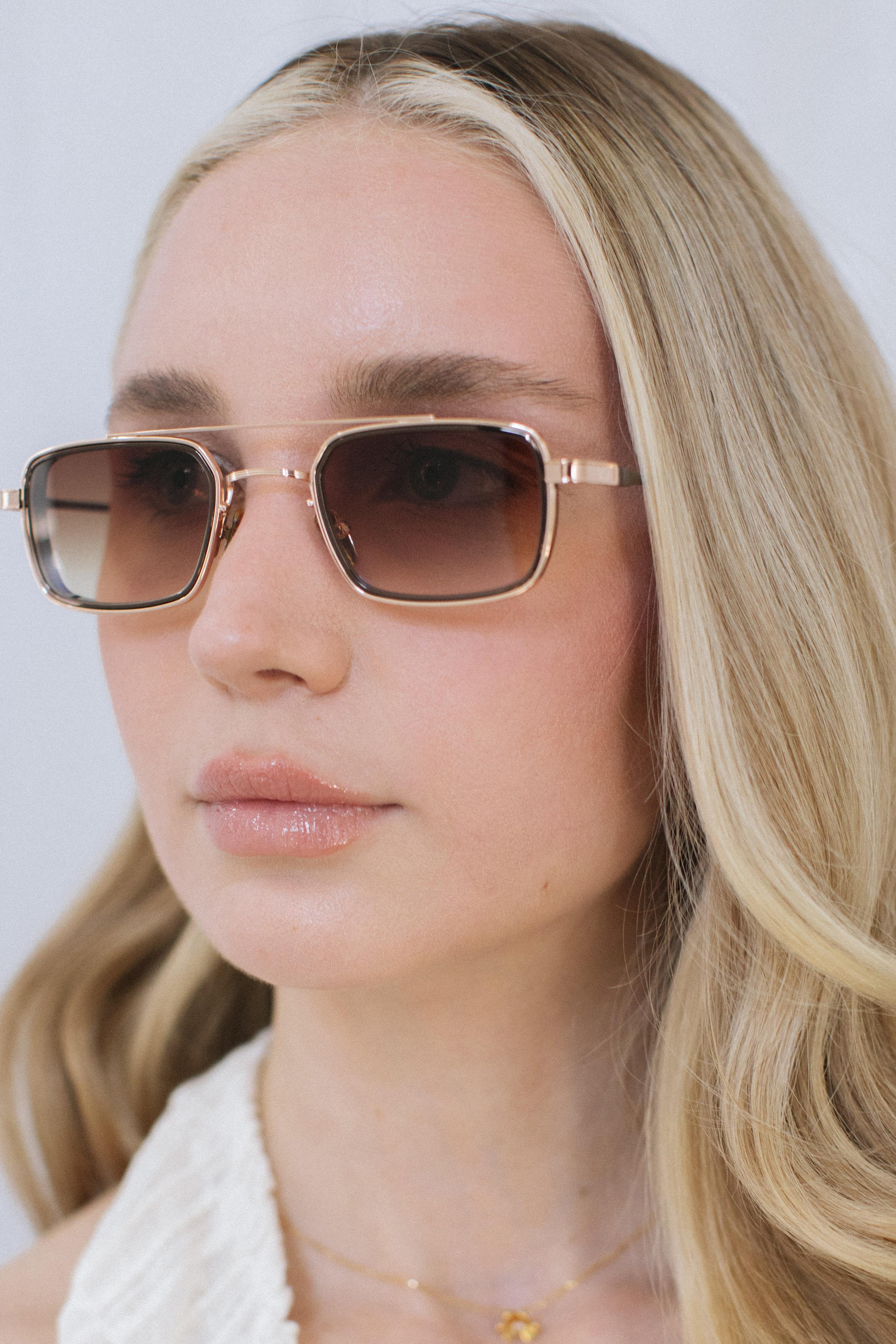 Sion Gold Brown Degrade Güneş Gözlüğü