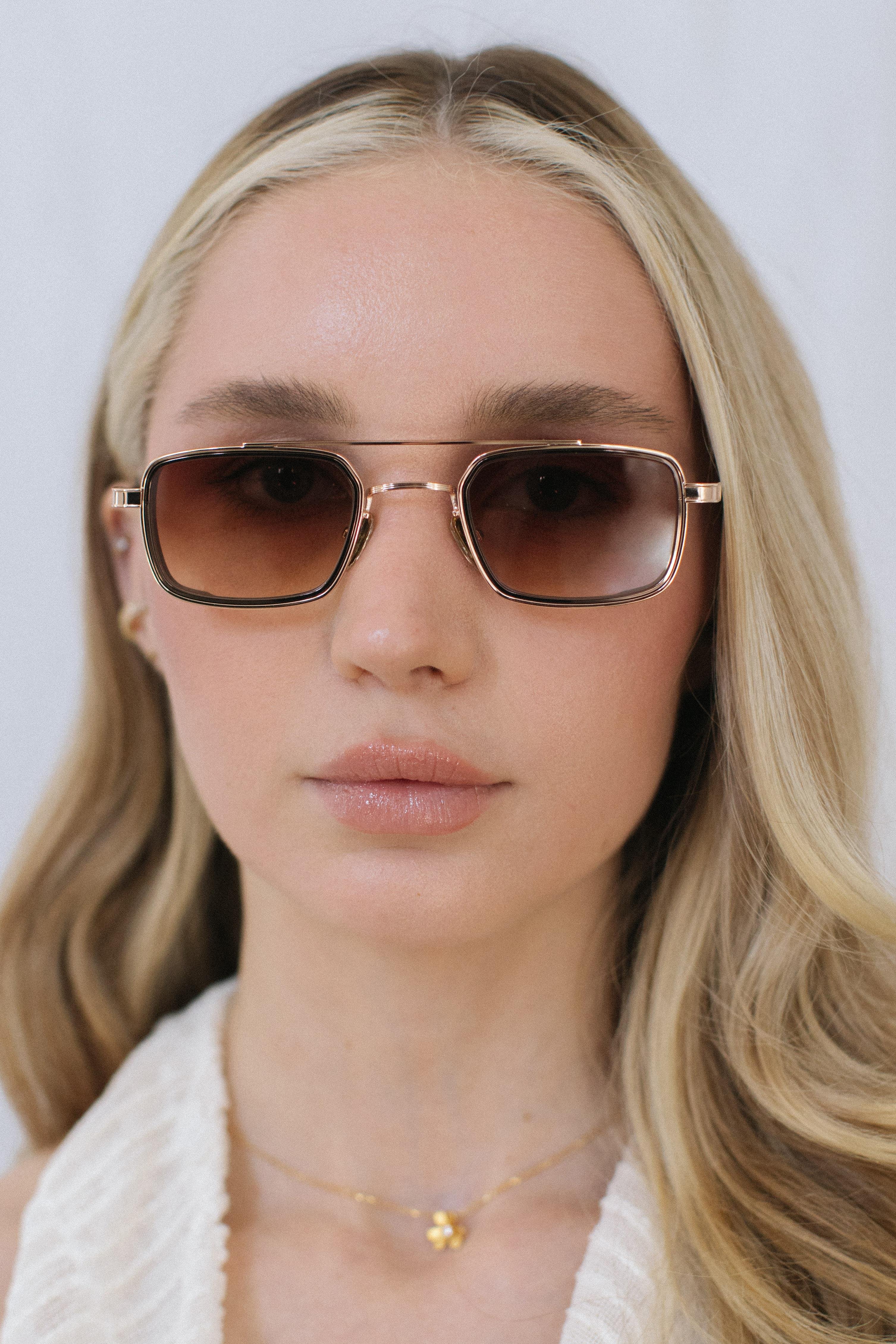 Sion Gold Brown Degrade Güneş Gözlüğü