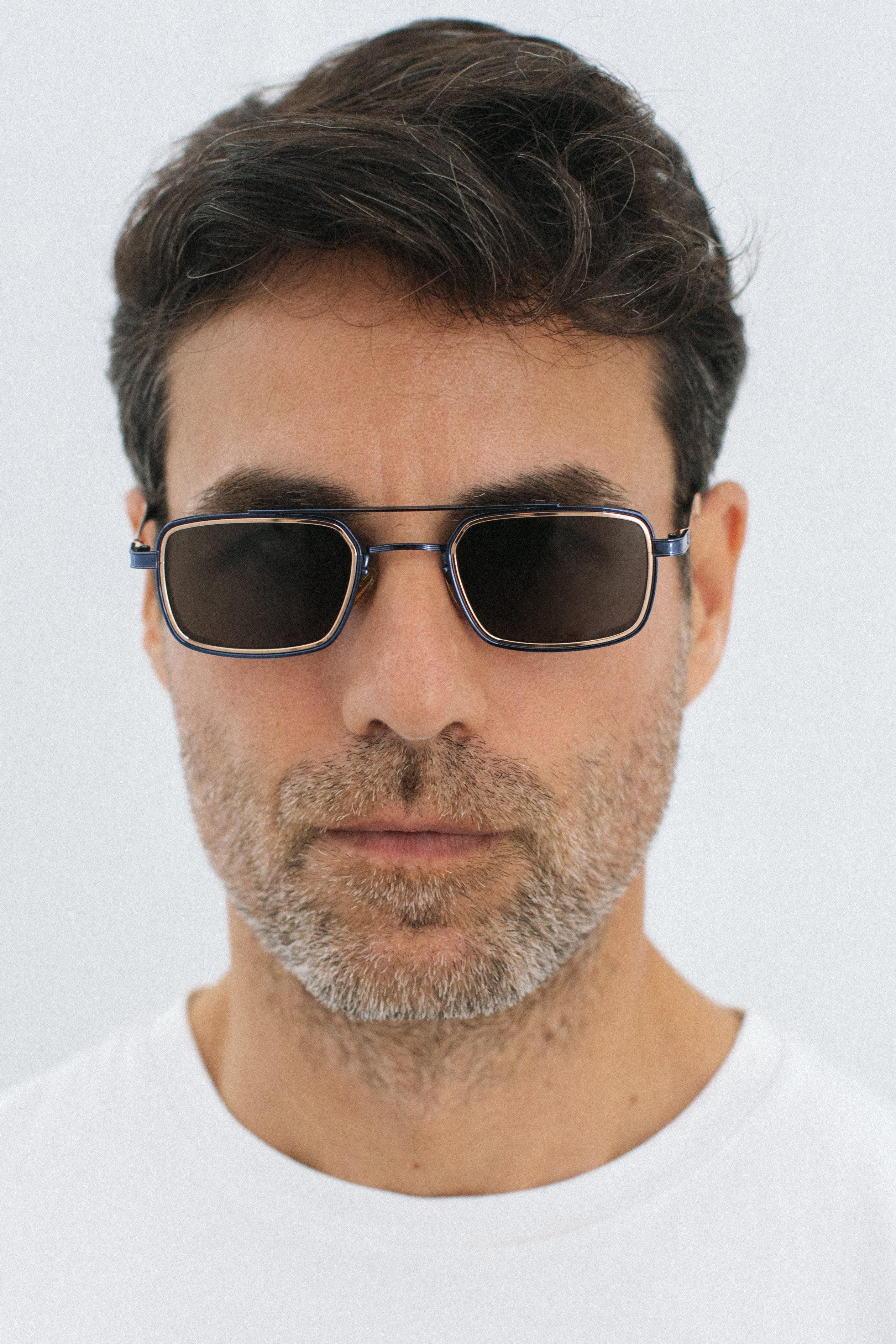 Sion Navy Gold Black Erkek Güneş Gözlüğü