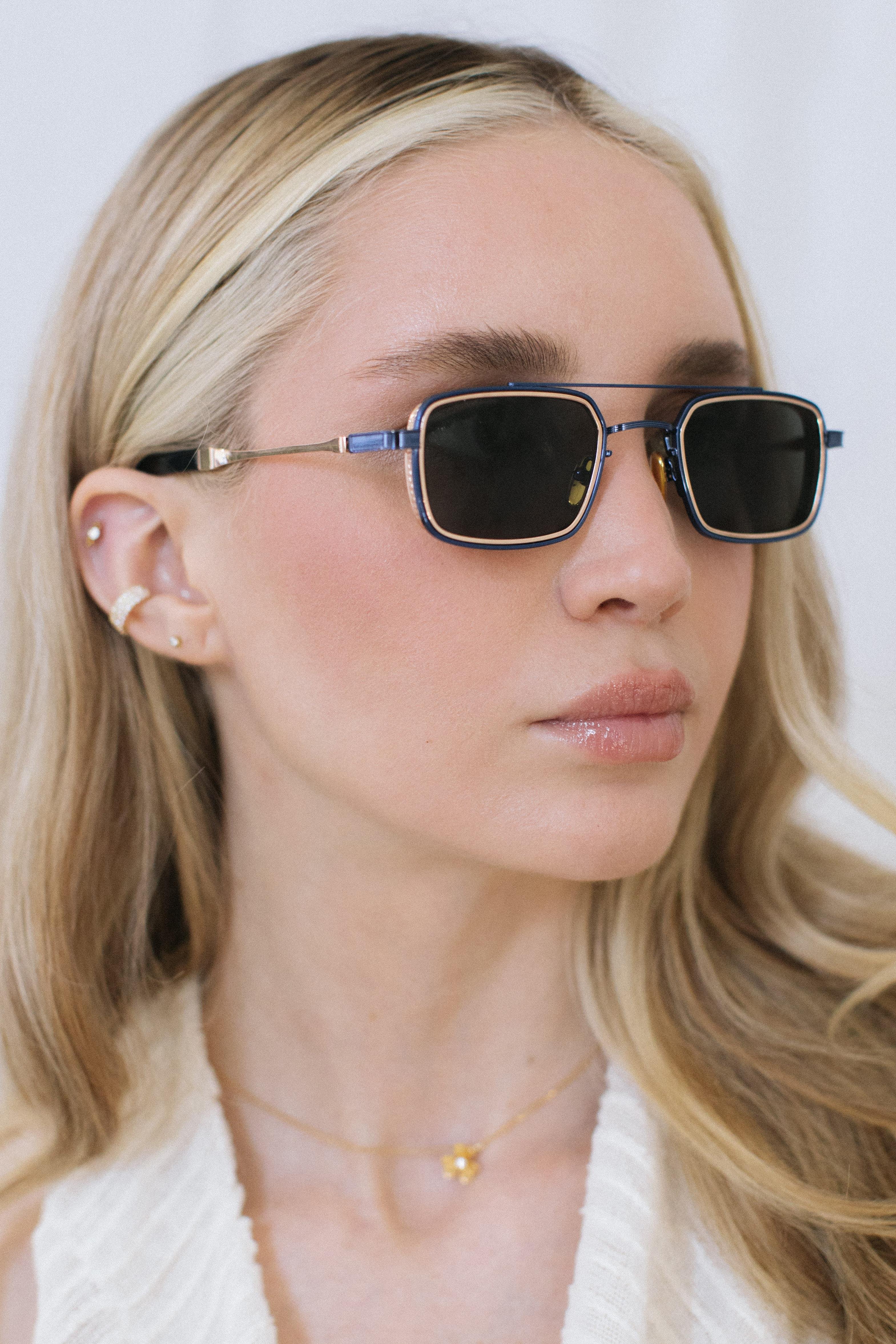 Sion Navy Gold Black Güneş Gözlüğü