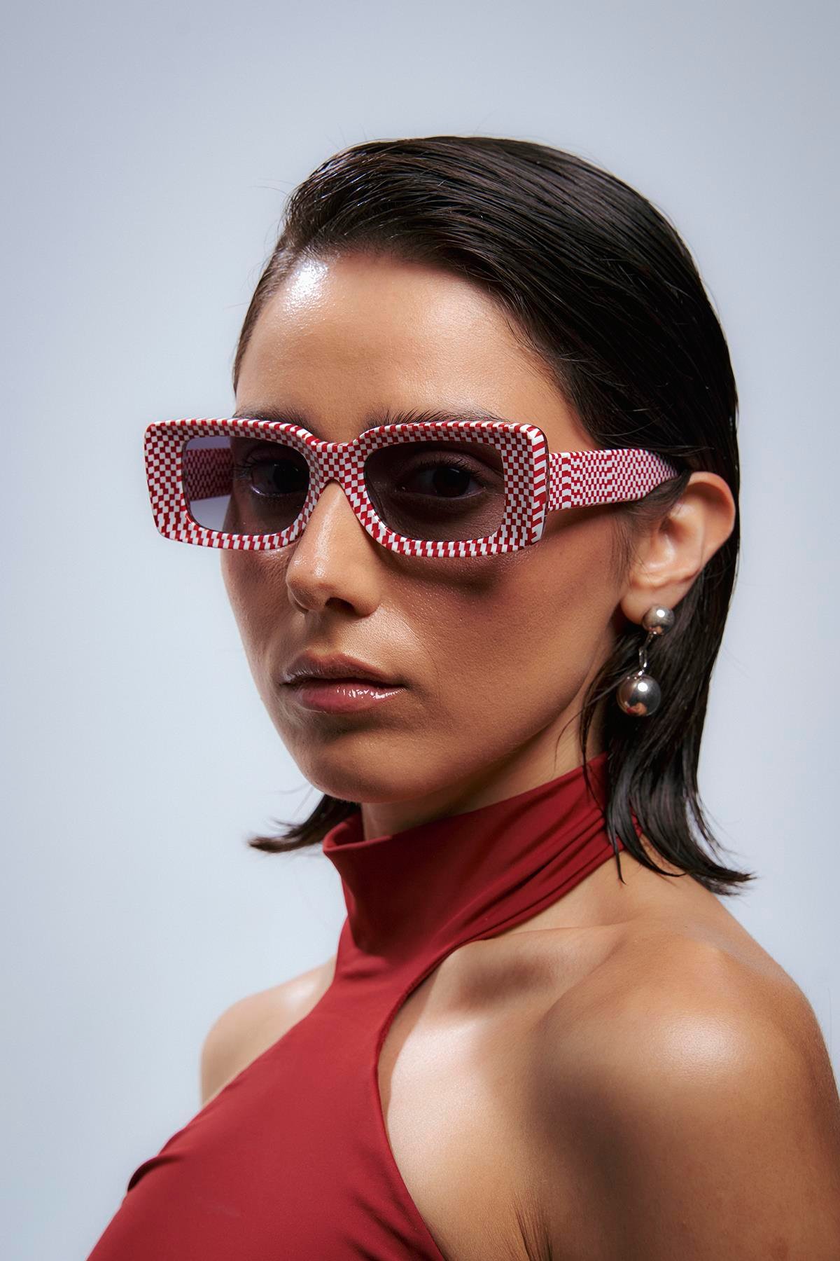 Solvia Red Multicolor Black Güneş Gözlüğü