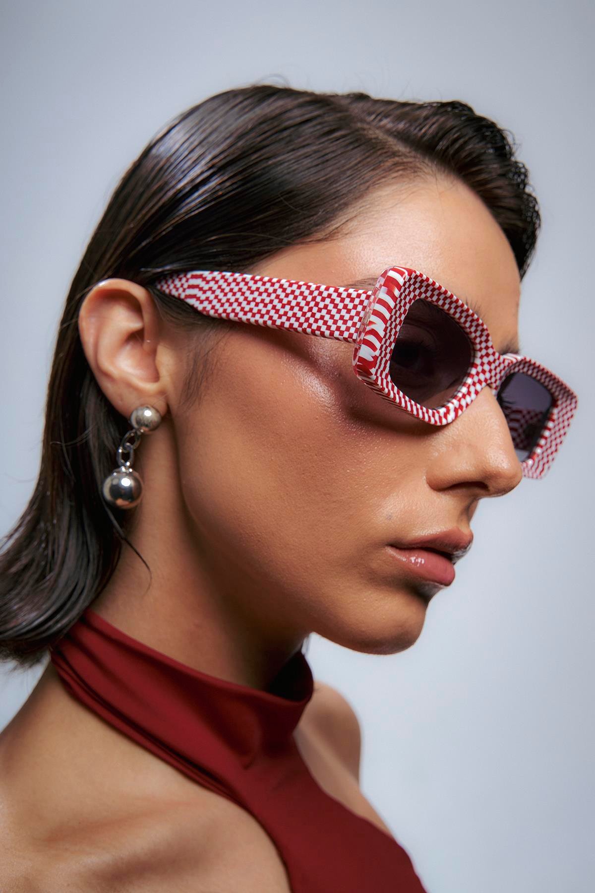 Solvia Red Multicolor Black Güneş Gözlüğü