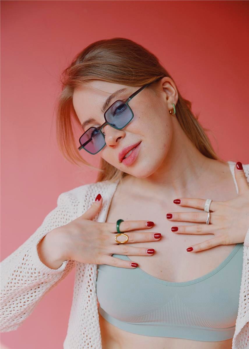 Sophie Green Black Blue Güneş Gözlüğü