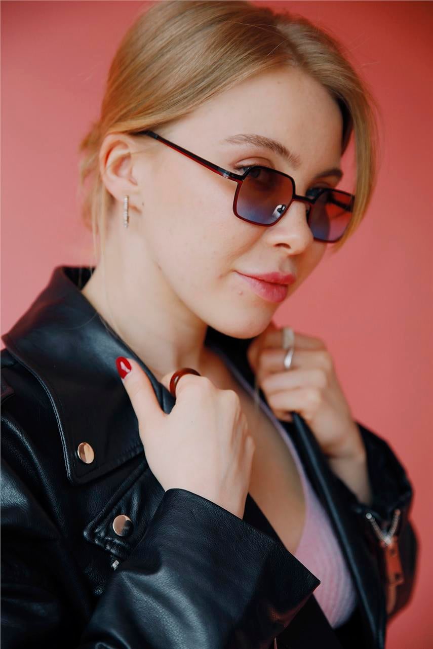 Sophie Red Black Deglare Güneş Gözlüğü