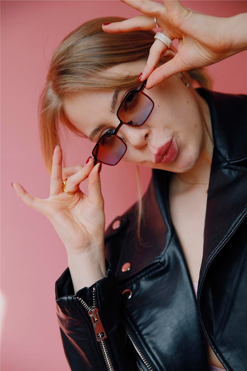 Sophie Red Black Deglare Güneş Gözlüğü