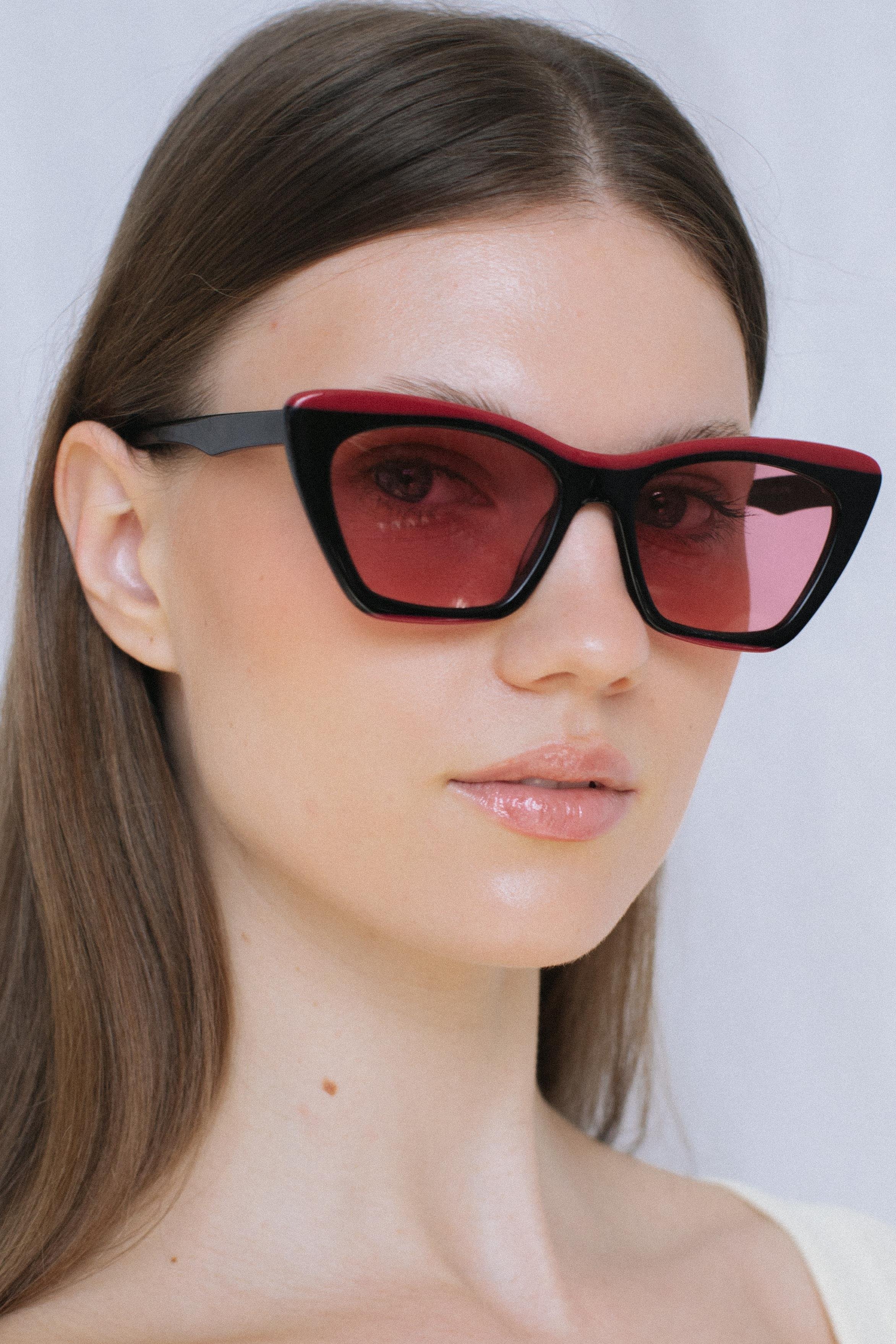 Terje Red Black Pink Güneş Gözlüğü