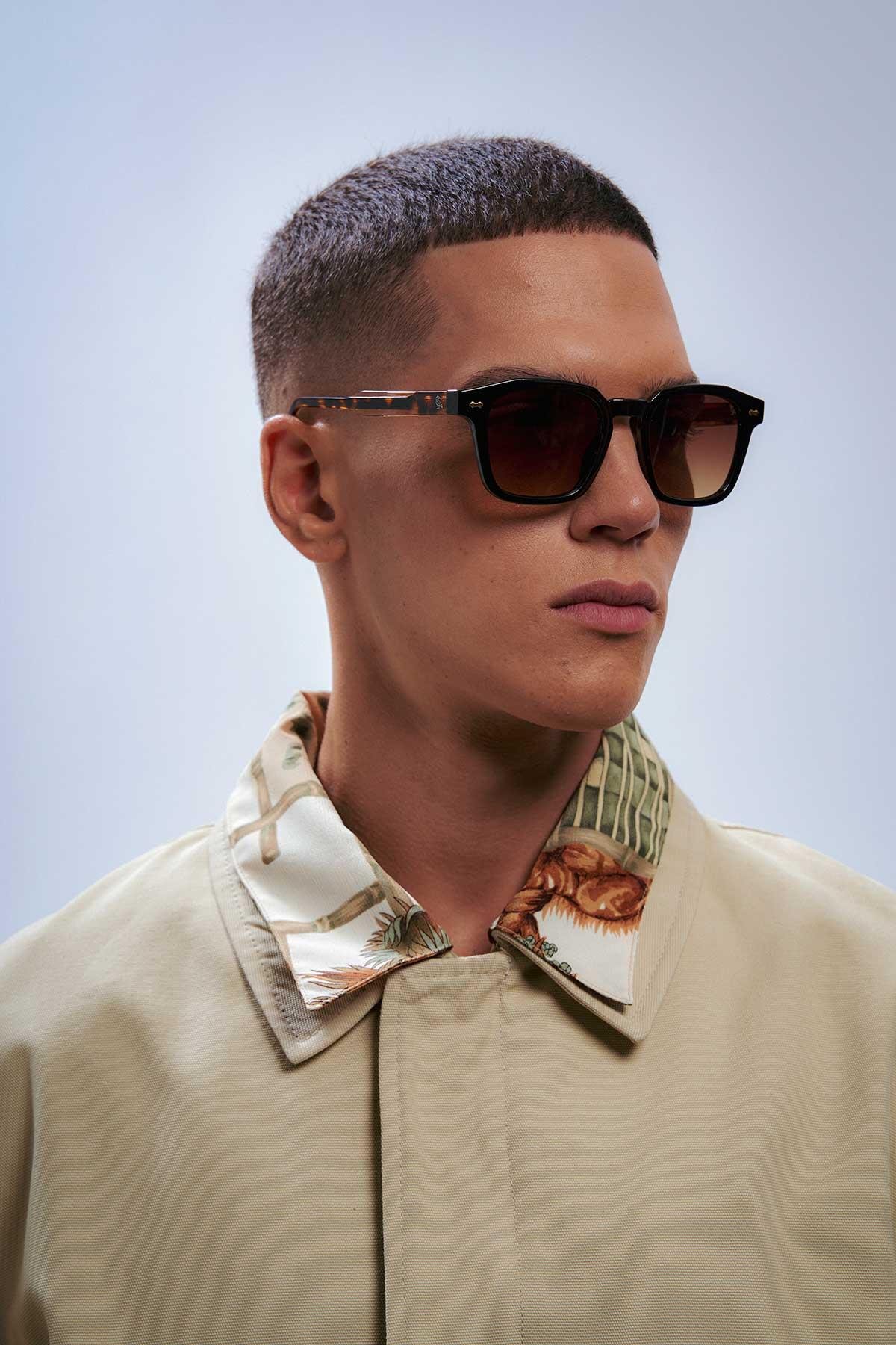 Teun Black Brown Degrade Erkek Güneş Gözlüğü