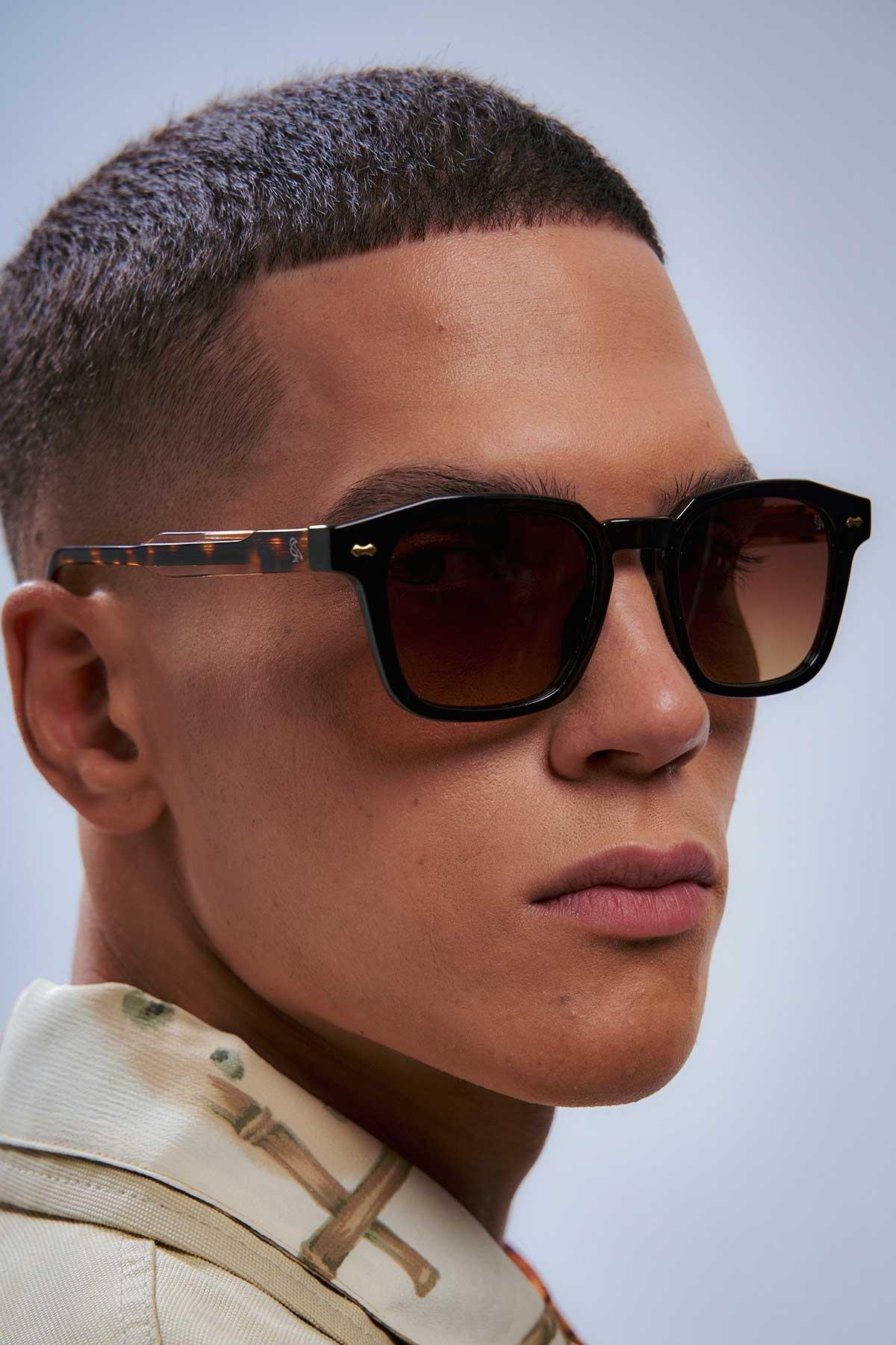 Teun Black Brown Degrade Erkek Güneş Gözlüğü