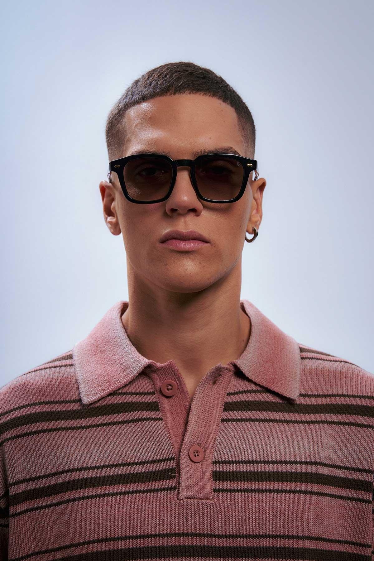 Teun Black Green Degrade Erkek Güneş Gözlüğü