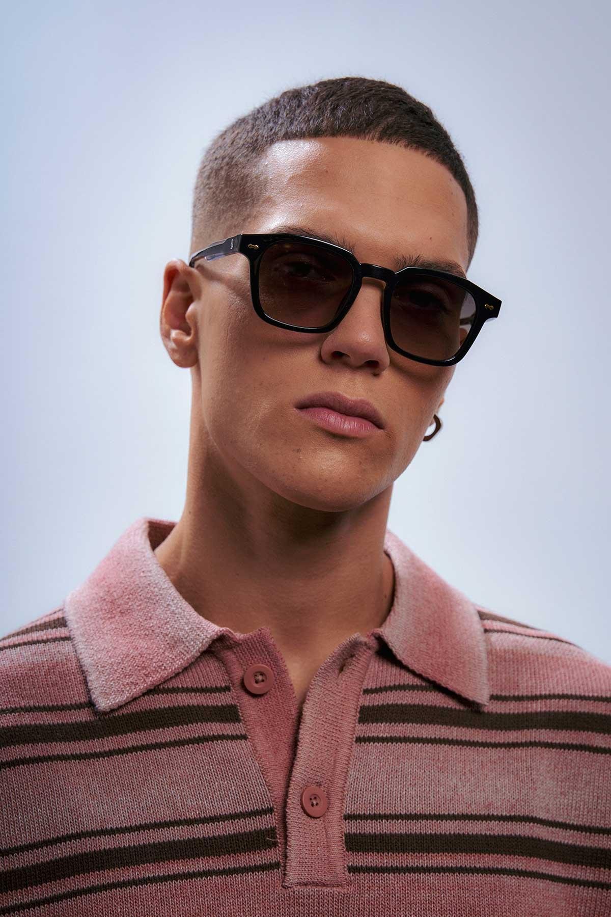 Teun Black Green Degrade Erkek Güneş Gözlüğü