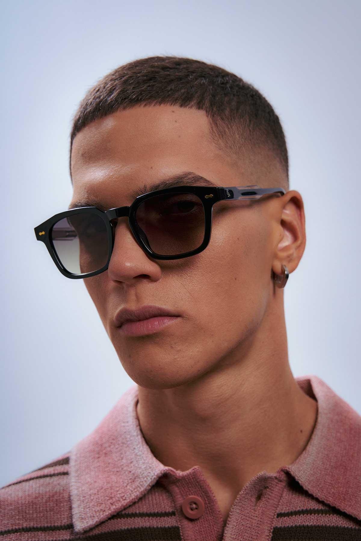 Teun Black Green Degrade Erkek Güneş Gözlüğü