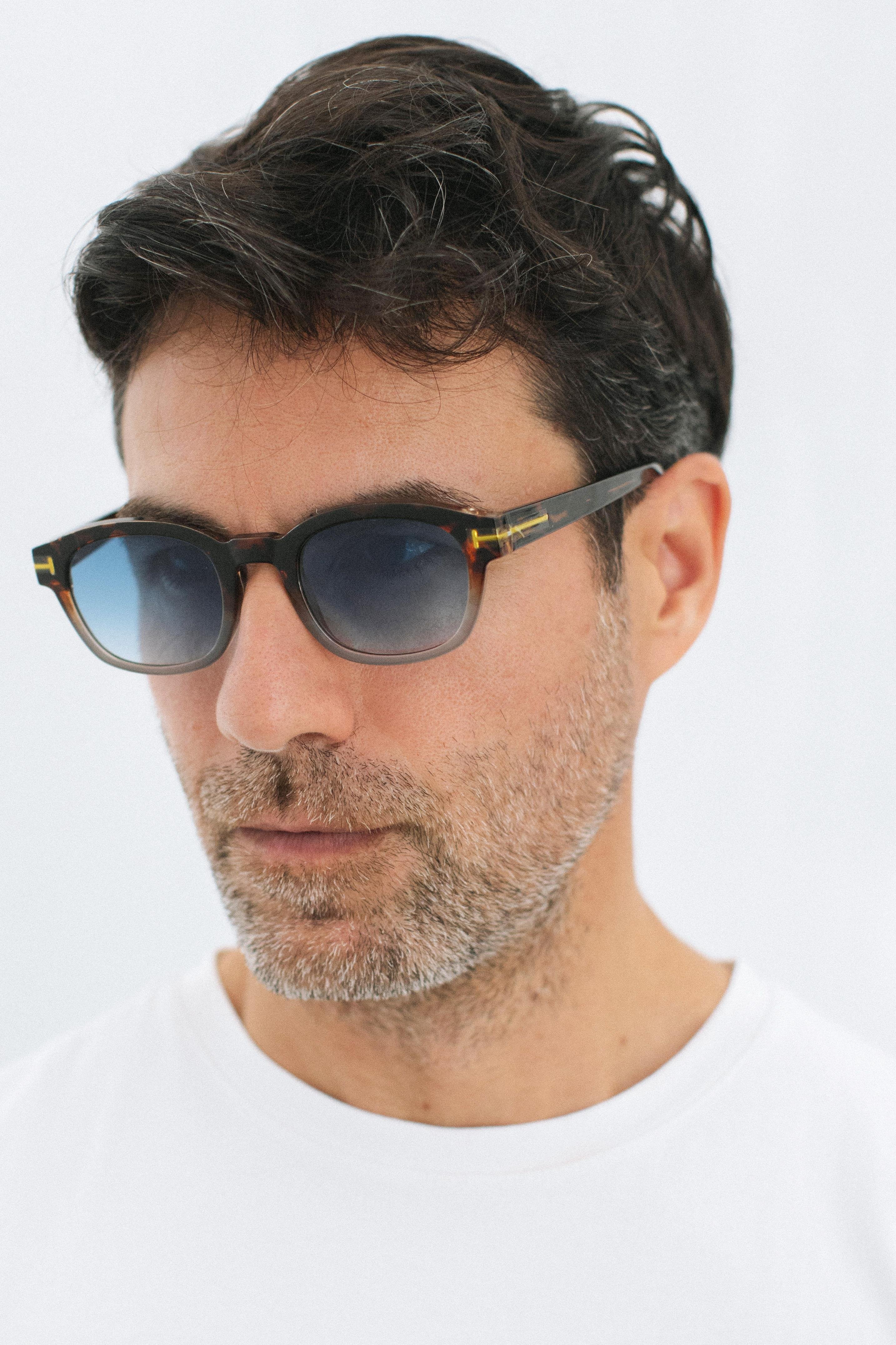 Thun Leopard Blue Degrade Erkek Güneş Gözlüğü