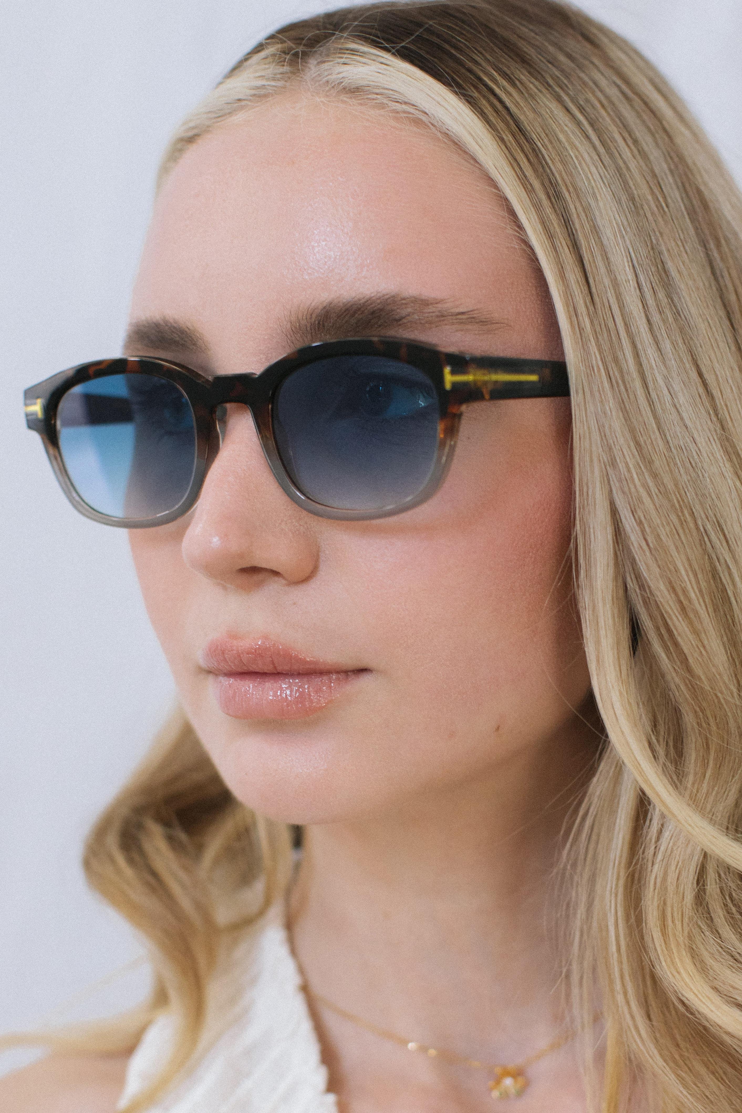 Thun Leopard Blue Degrade Güneş Gözlüğü