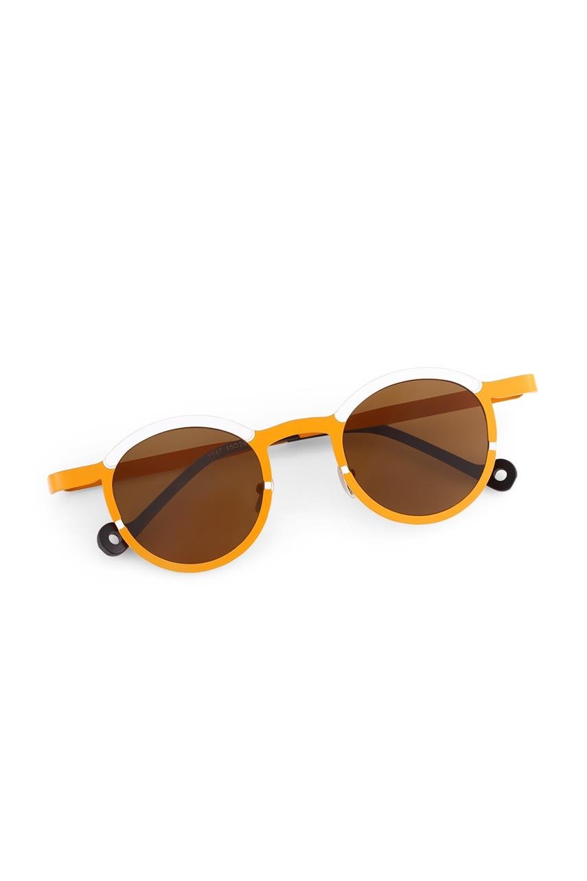 Turbey Orange White Brown Güneş Gözlüğü