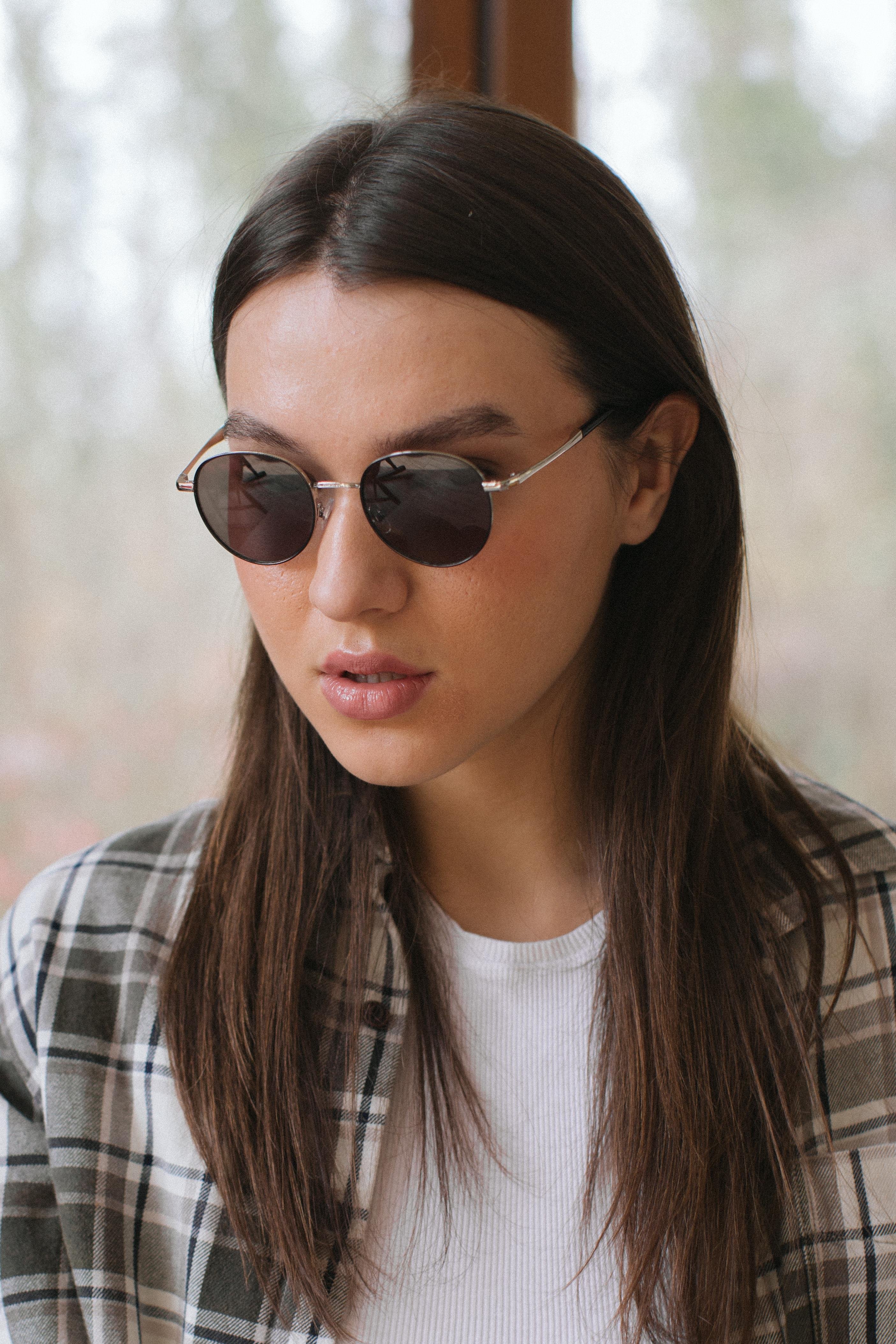 Üveyik Silver Black Güneş Gözlüğü