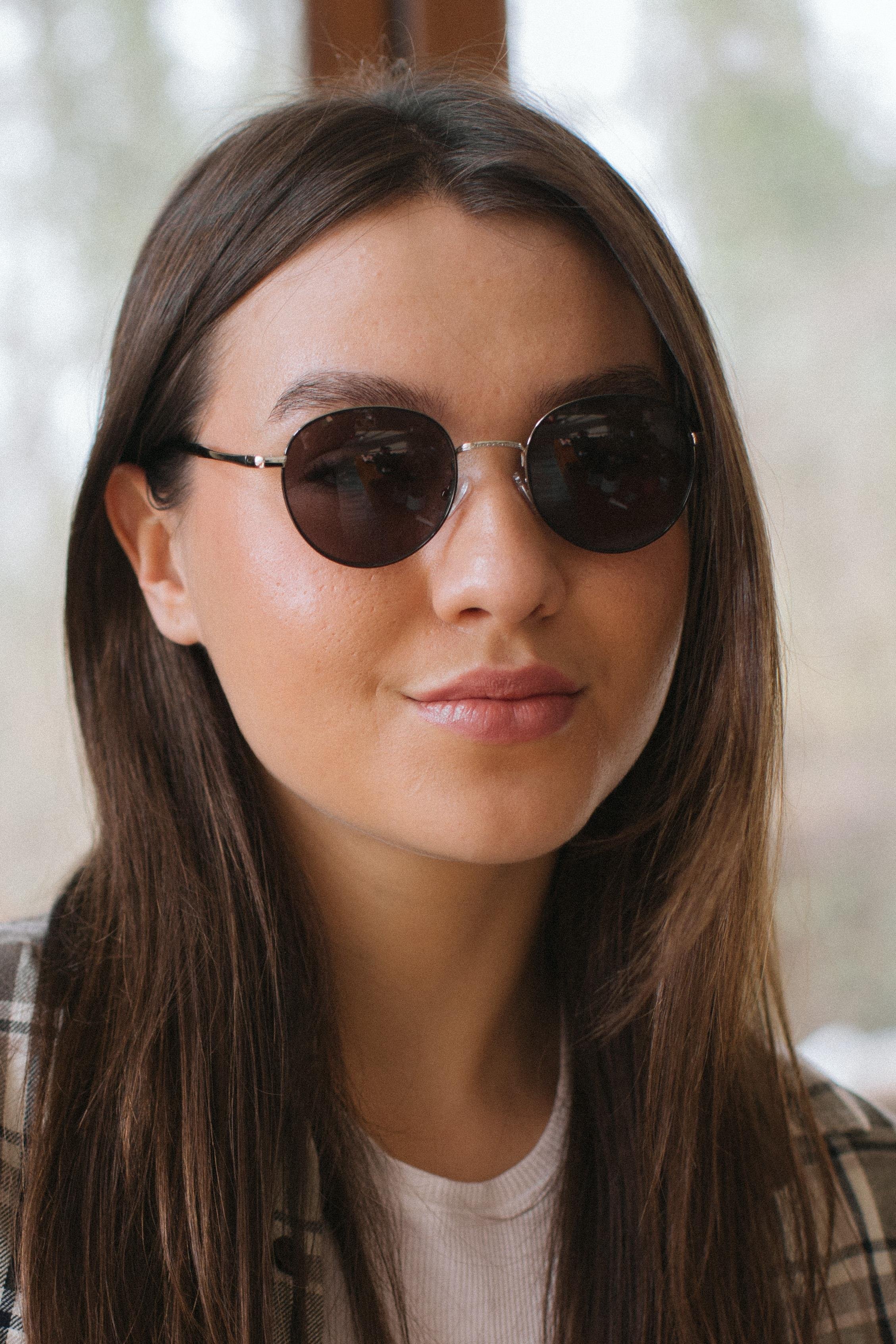 Üveyik Silver Black Güneş Gözlüğü