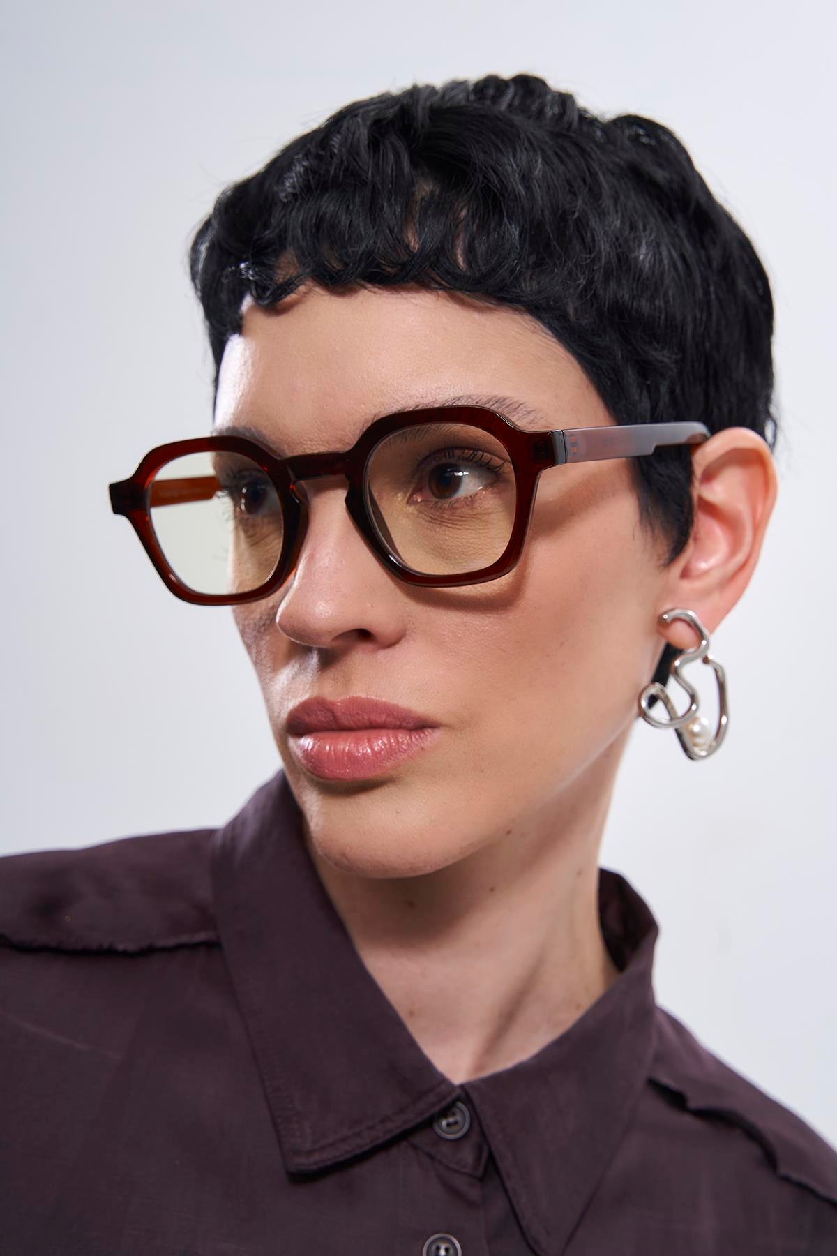 Valeno Brown Mavi Işık Koruyucu Gözlük