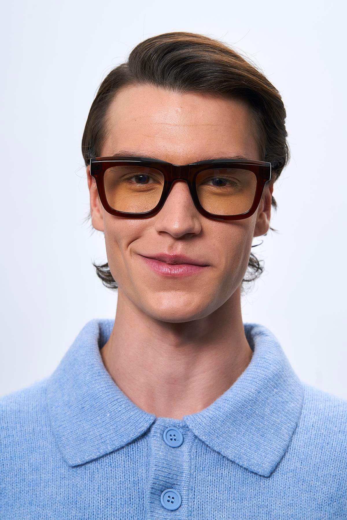 Velmor Brown Erkek Mavi Işık Koruyucu Gözlük