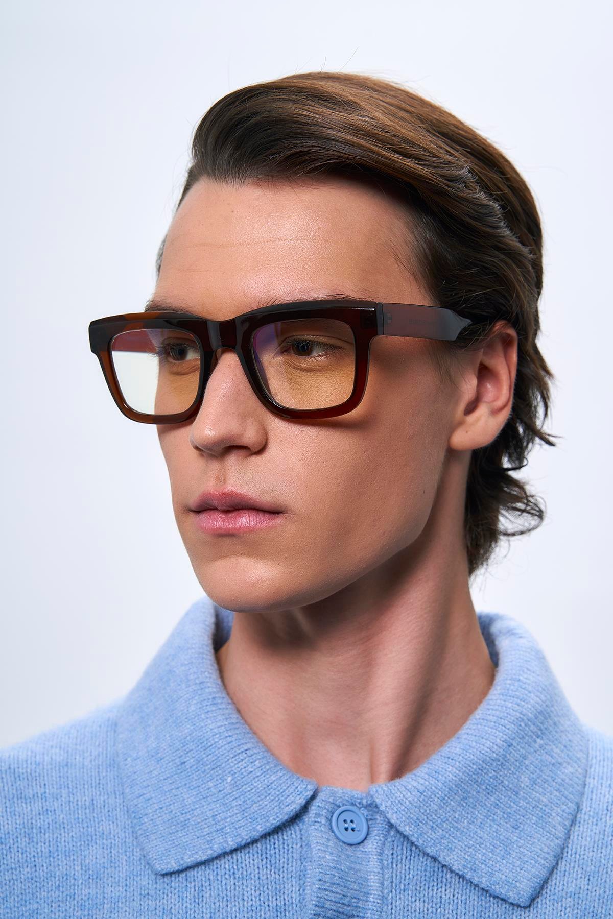 Velmor Brown Erkek Mavi Işık Koruyucu Gözlük