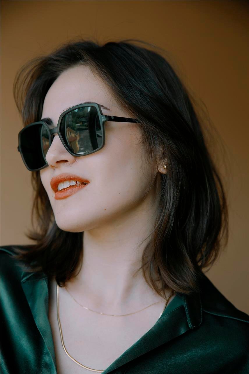 Velve Matt Grey Green Güneş Gözlüğü