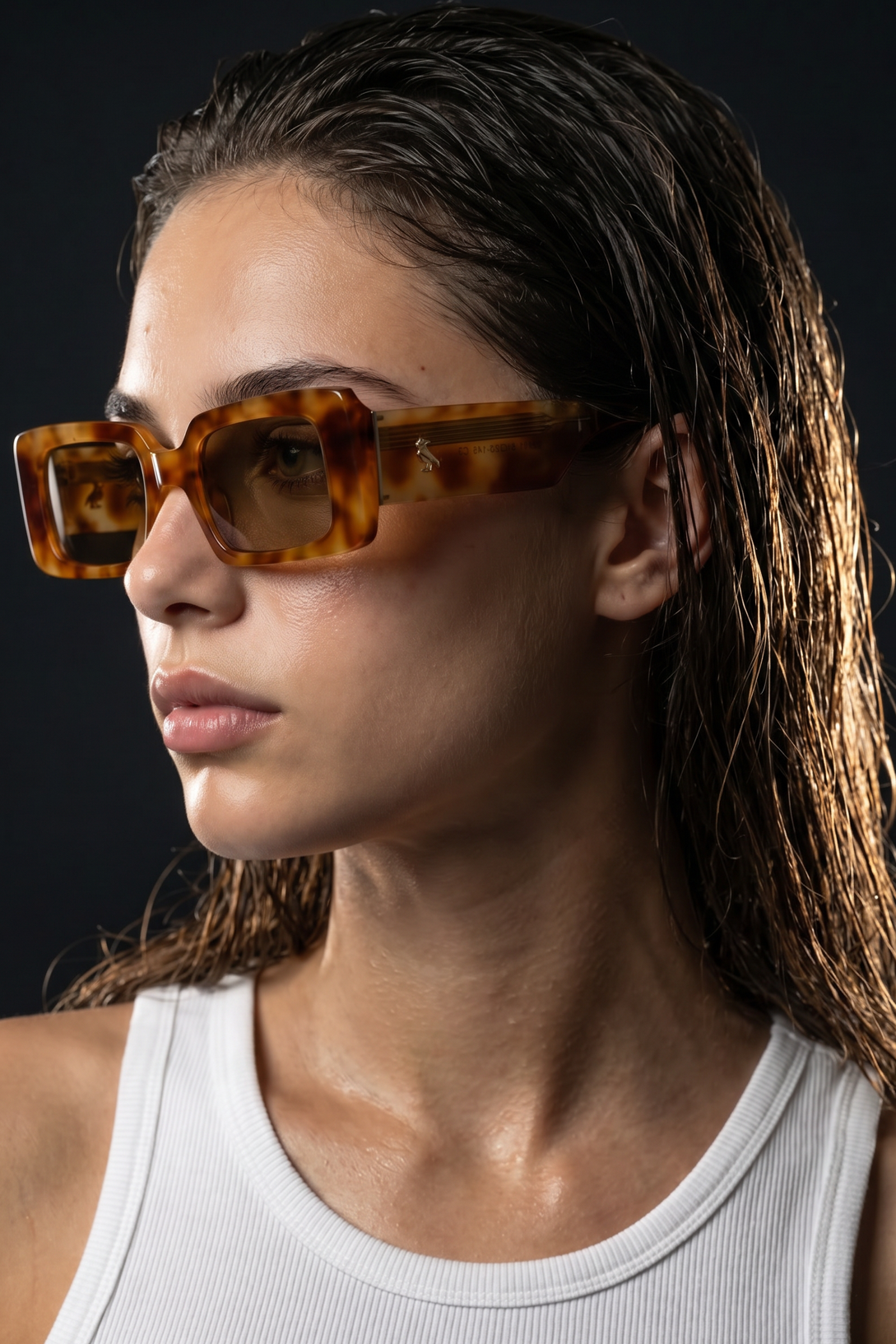Veyra Orange Leopard Nude Güneş Gözlüğü