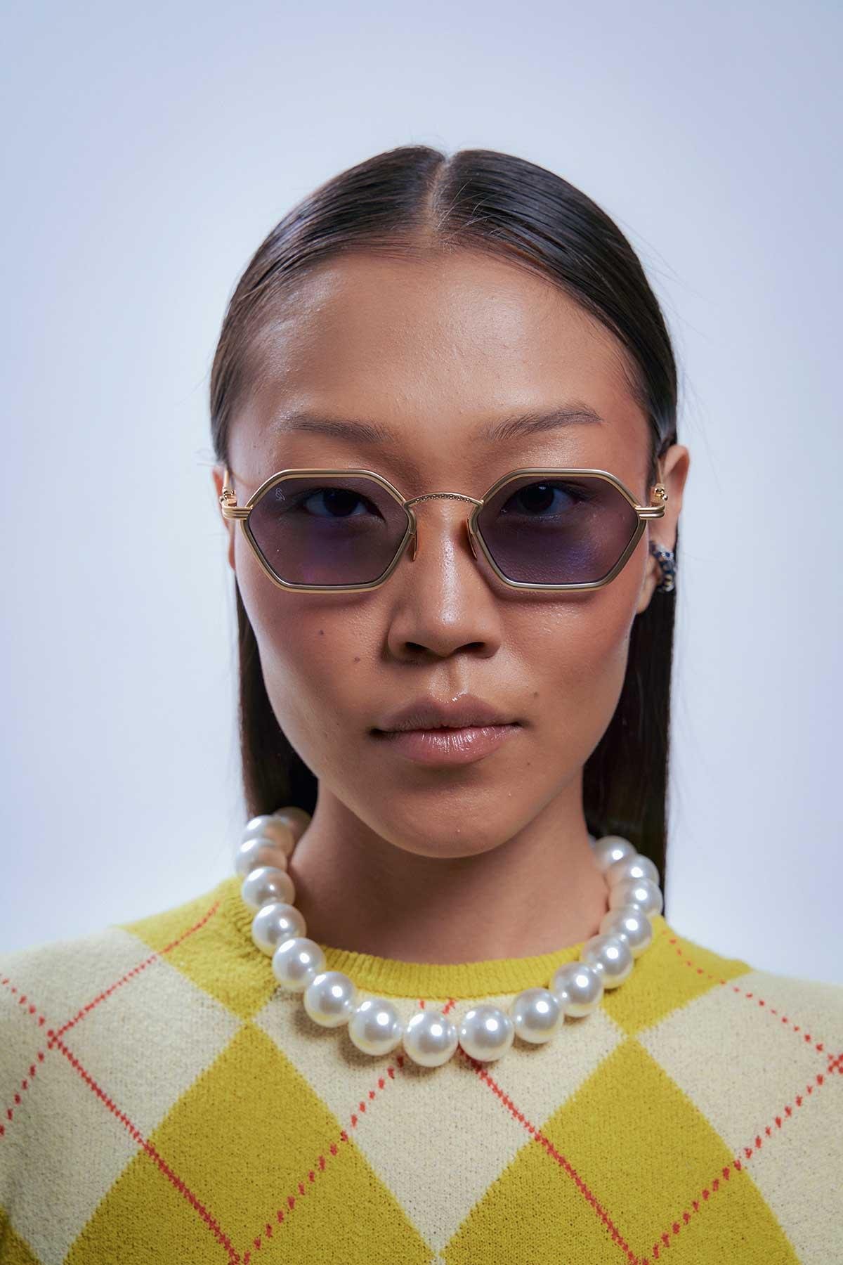 Vhalen Gold Blue Güneş Gözlüğü