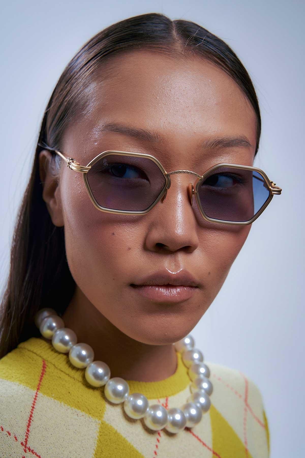 Vhalen Gold Blue Güneş Gözlüğü