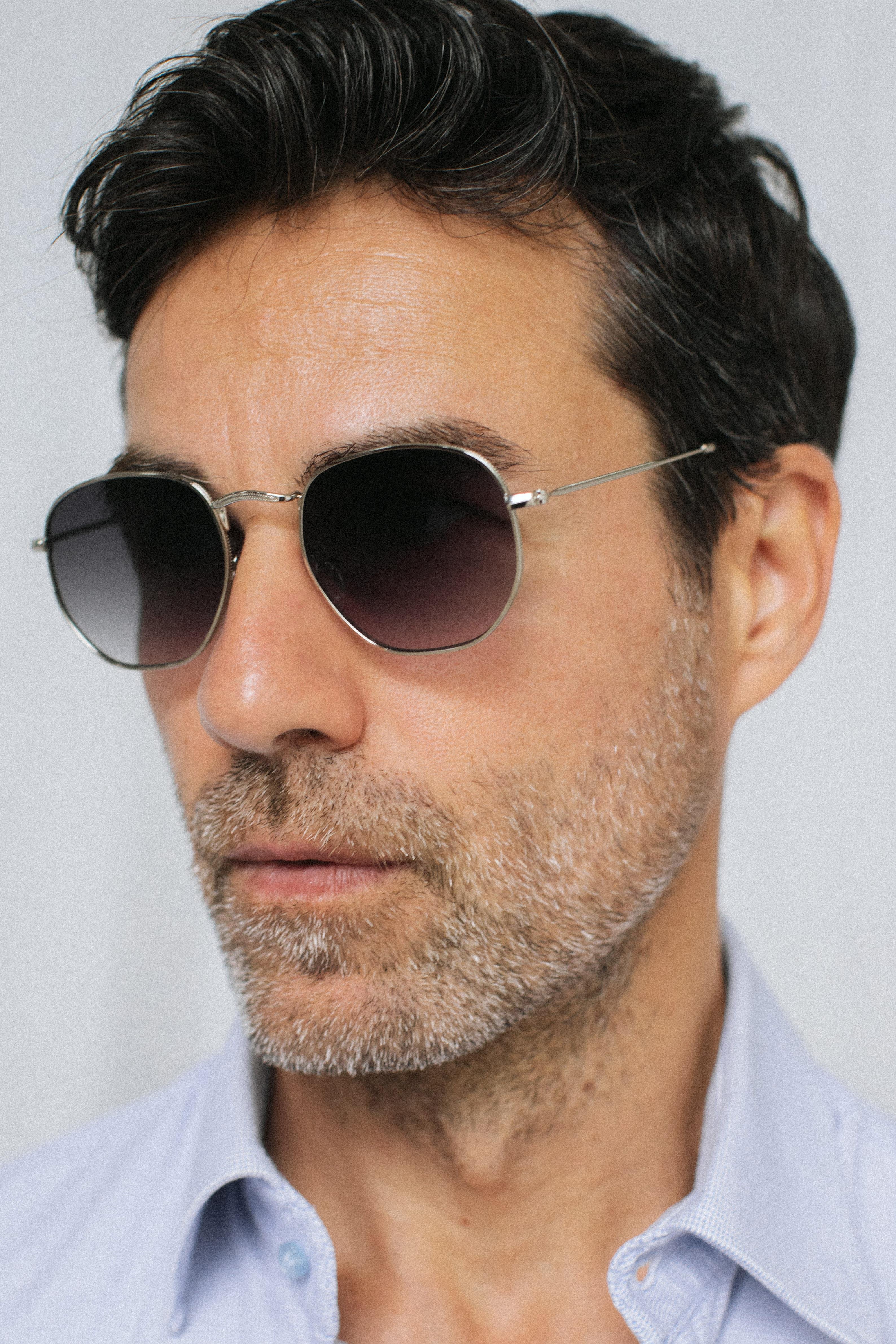 Vilda Silver Black Degrade Erkek Güneş Gözlüğü