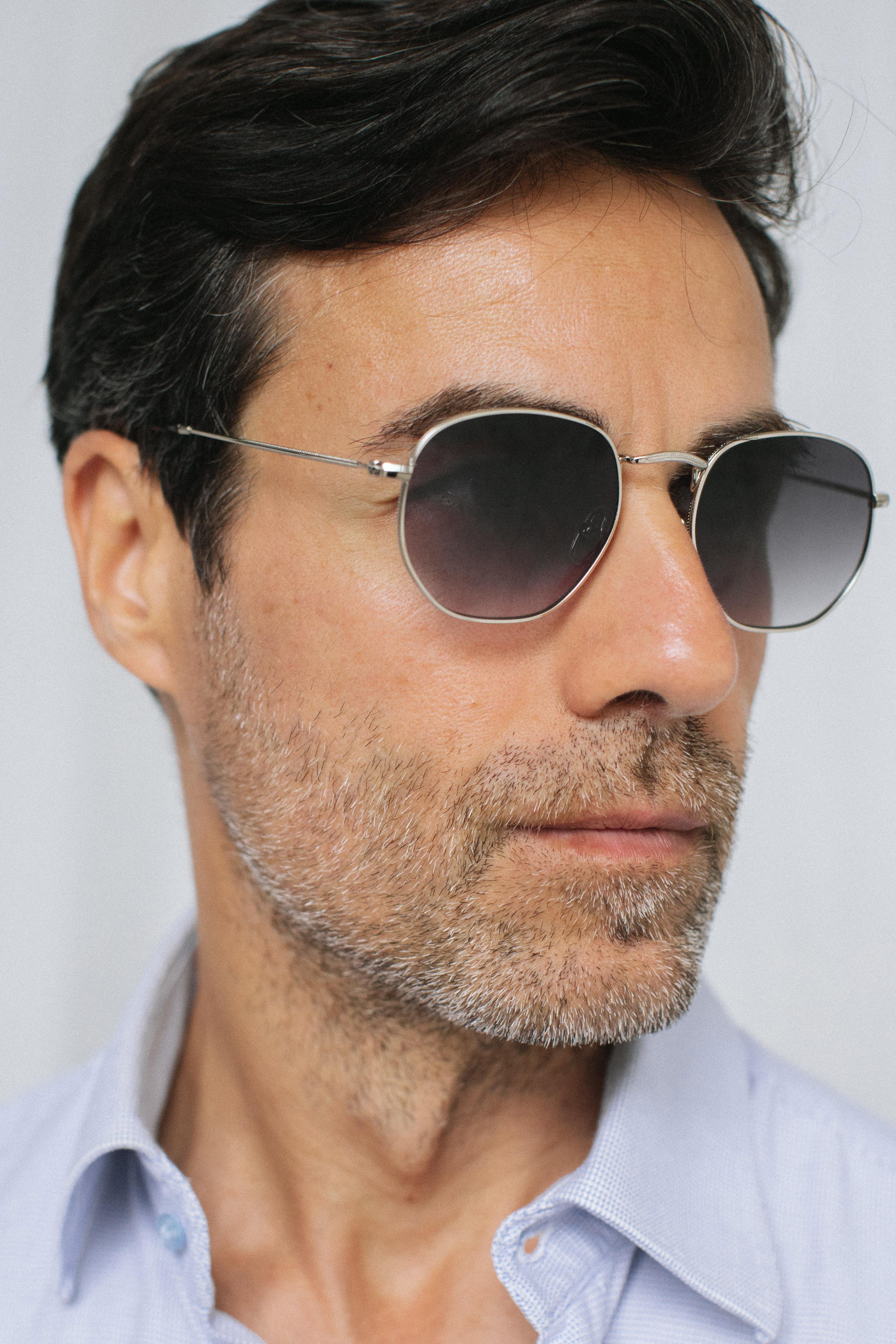 Vilda Silver Black Degrade Erkek Güneş Gözlüğü