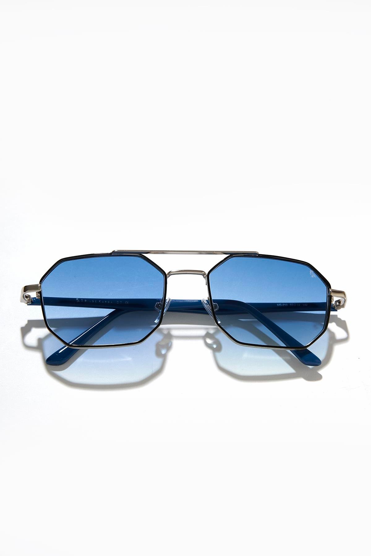 Viva Silver Black Blue Degrade Güneş Gözlüğü