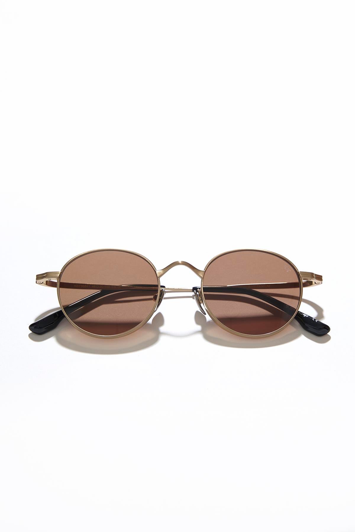 Wesley Gold Brown Erkek Güneş Gözlüğü