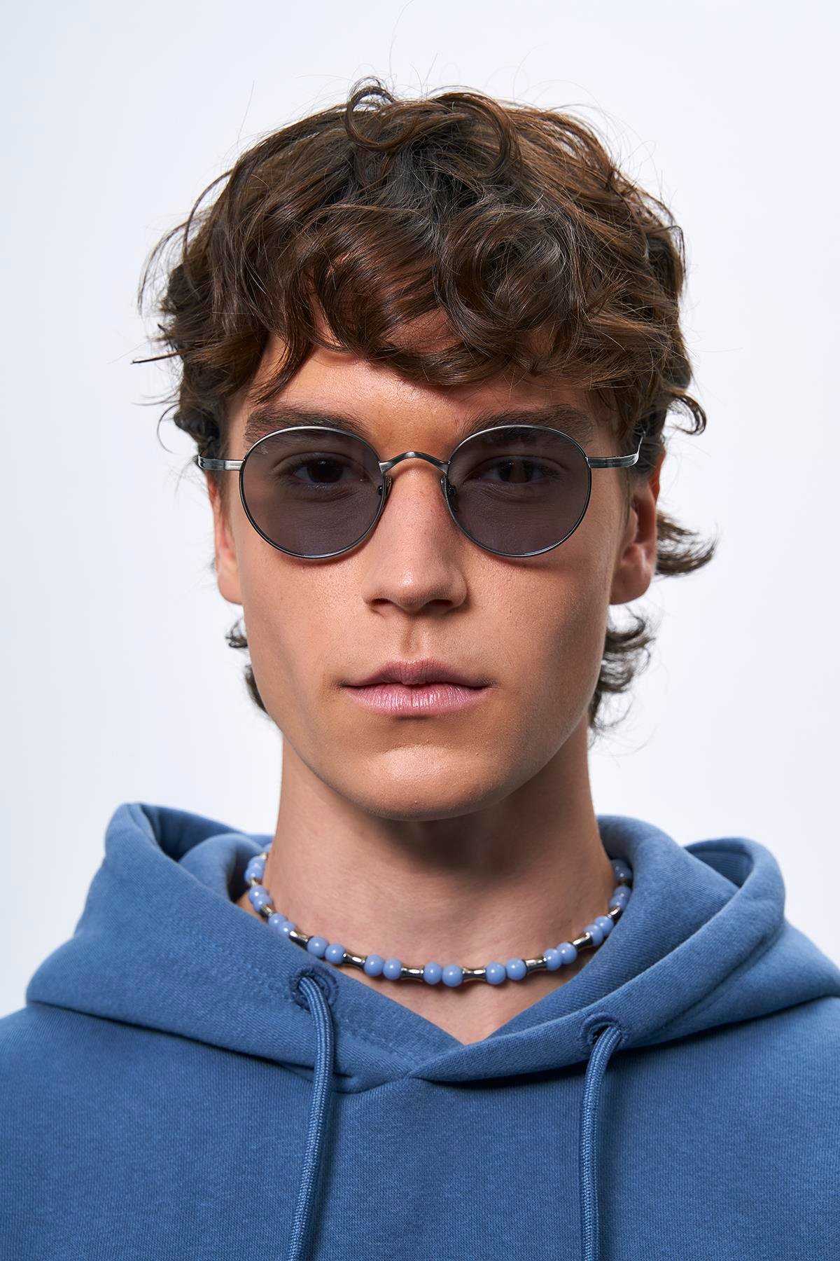 Wesley Silver Blue Erkek Güneş Gözlüğü