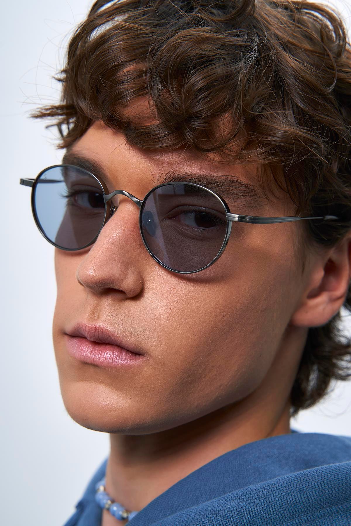 Wesley Silver Blue Erkek Güneş Gözlüğü