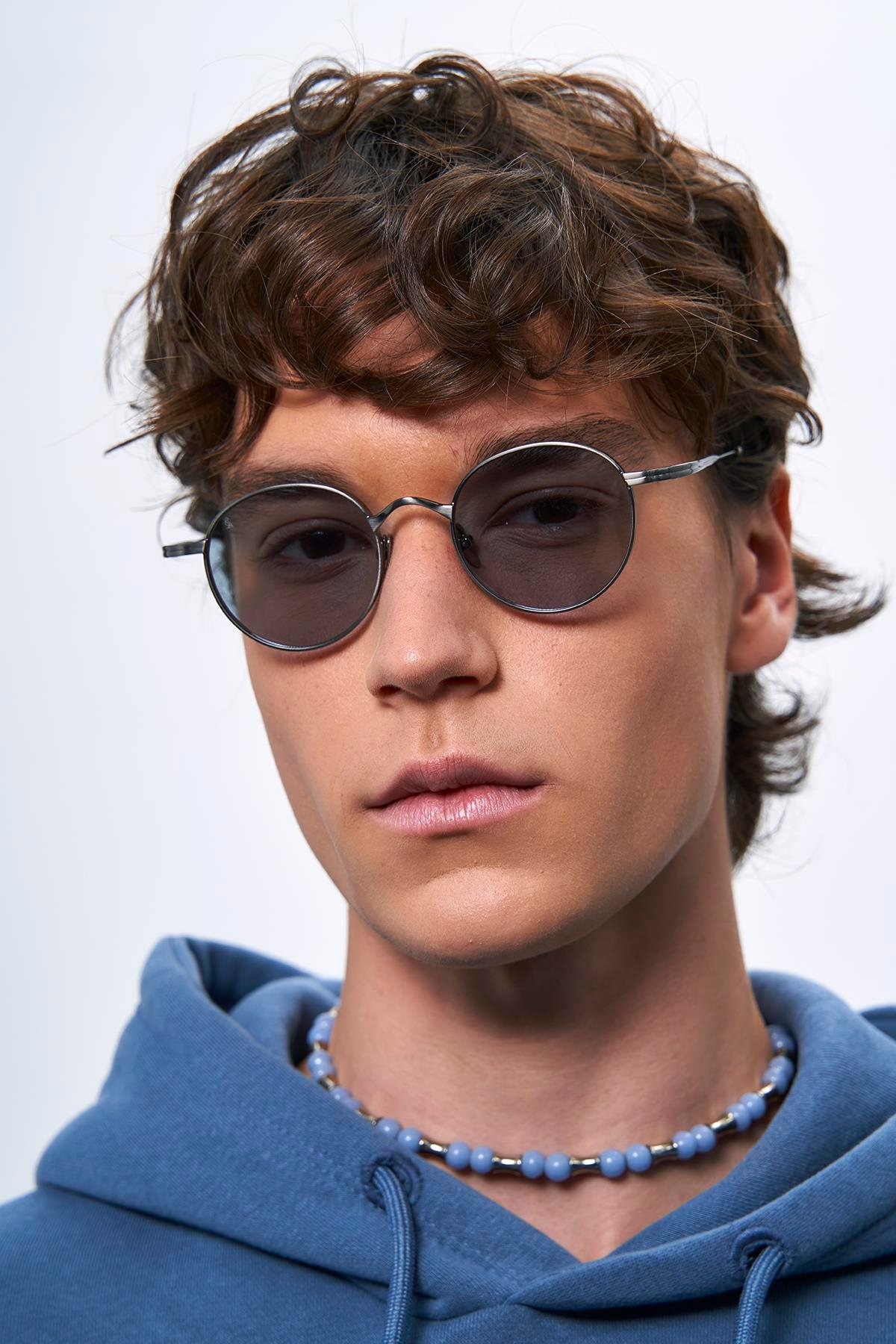 Wesley Silver Blue Erkek Güneş Gözlüğü