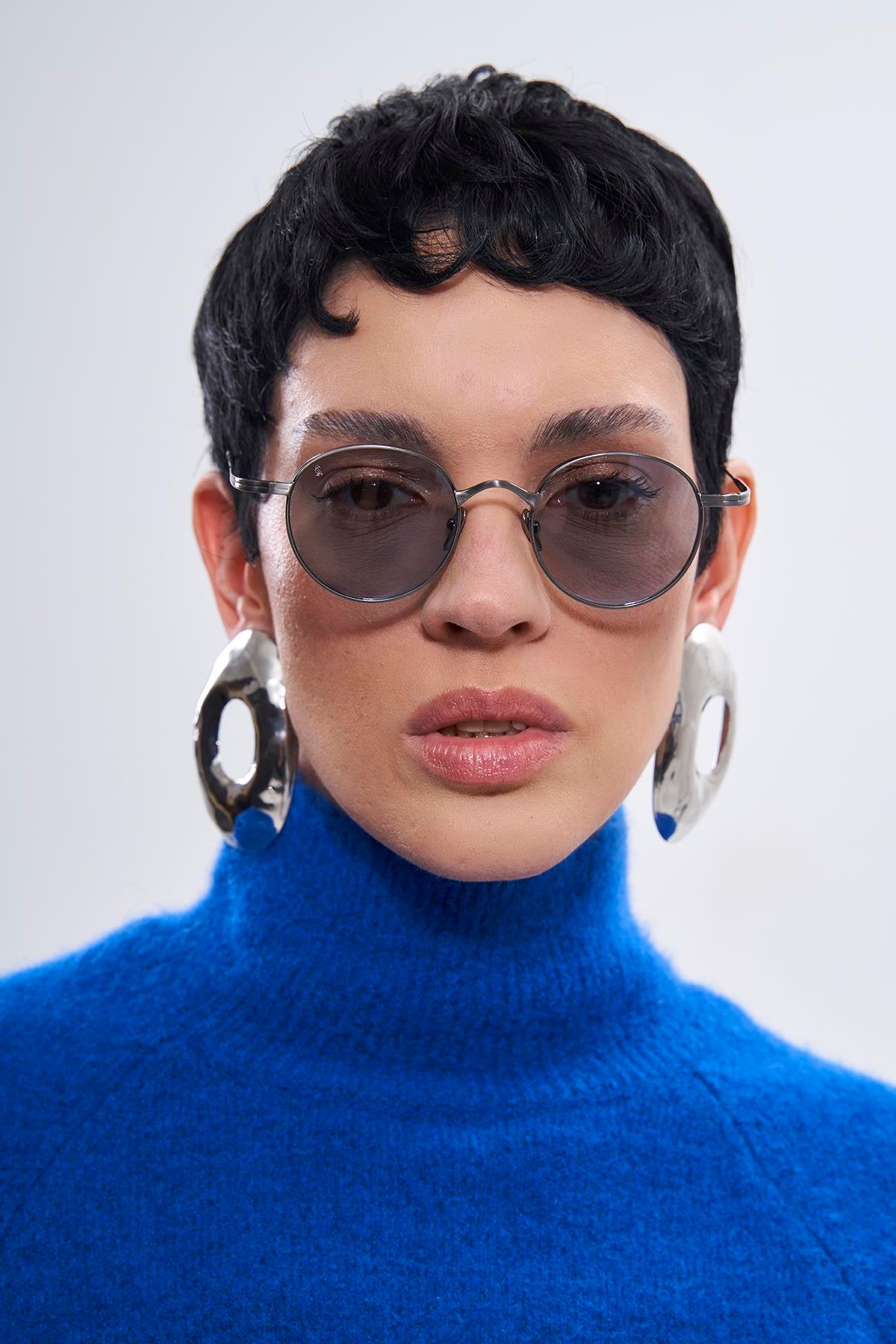 Wesley Silver Blue Güneş Gözlüğü