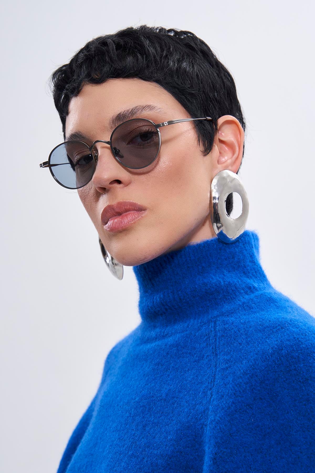 Wesley Silver Blue Güneş Gözlüğü