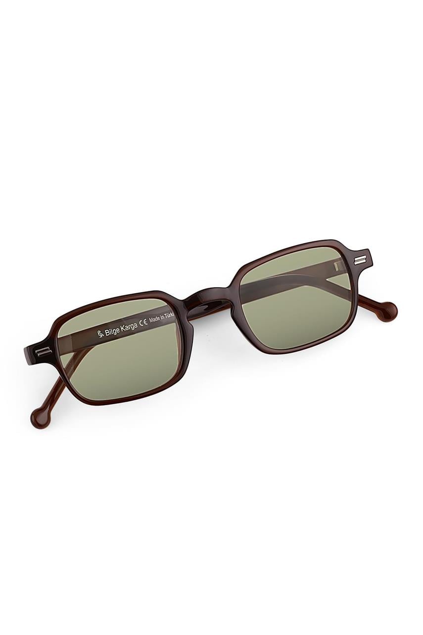 Zenow Brown Dark Green Güneş Gözlüğü