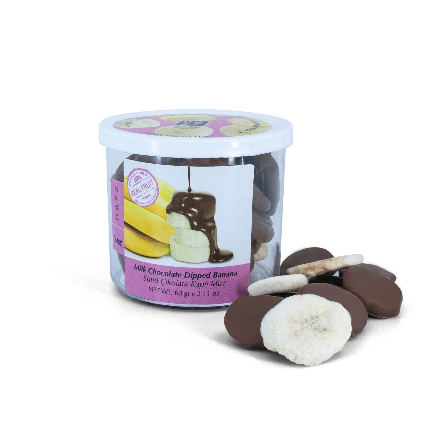 60 Gr. Sütlü Çikolata Kaplı Freeze-Dried Muz