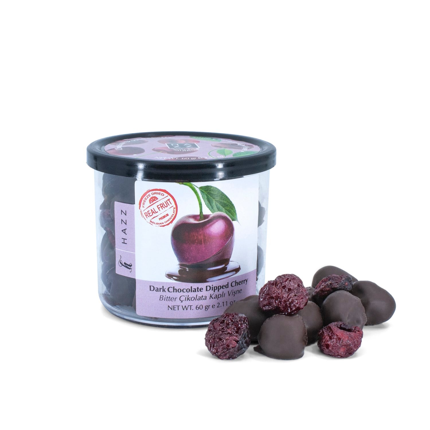 60 Gr. Sütlü Çikolata Kaplı Freeze-Dried Vişne
