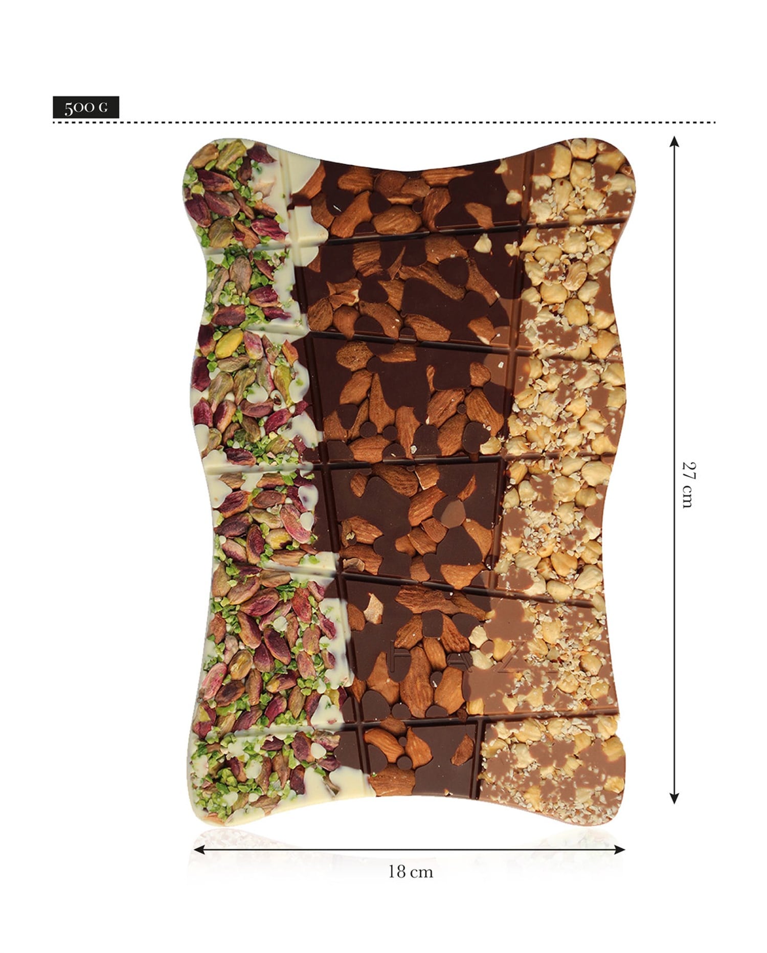 Bol Çikolatalı Bol Çeşnili Tablet Çikolata (500G)