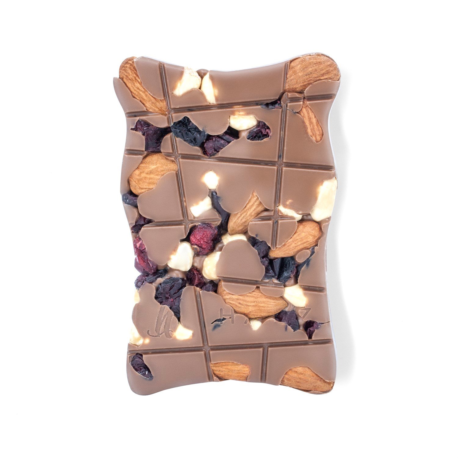 Çıtır Krep, Turna Yemişi, Fındık ve Bademli 85 Gr. Sütlü Tablet Çikolata