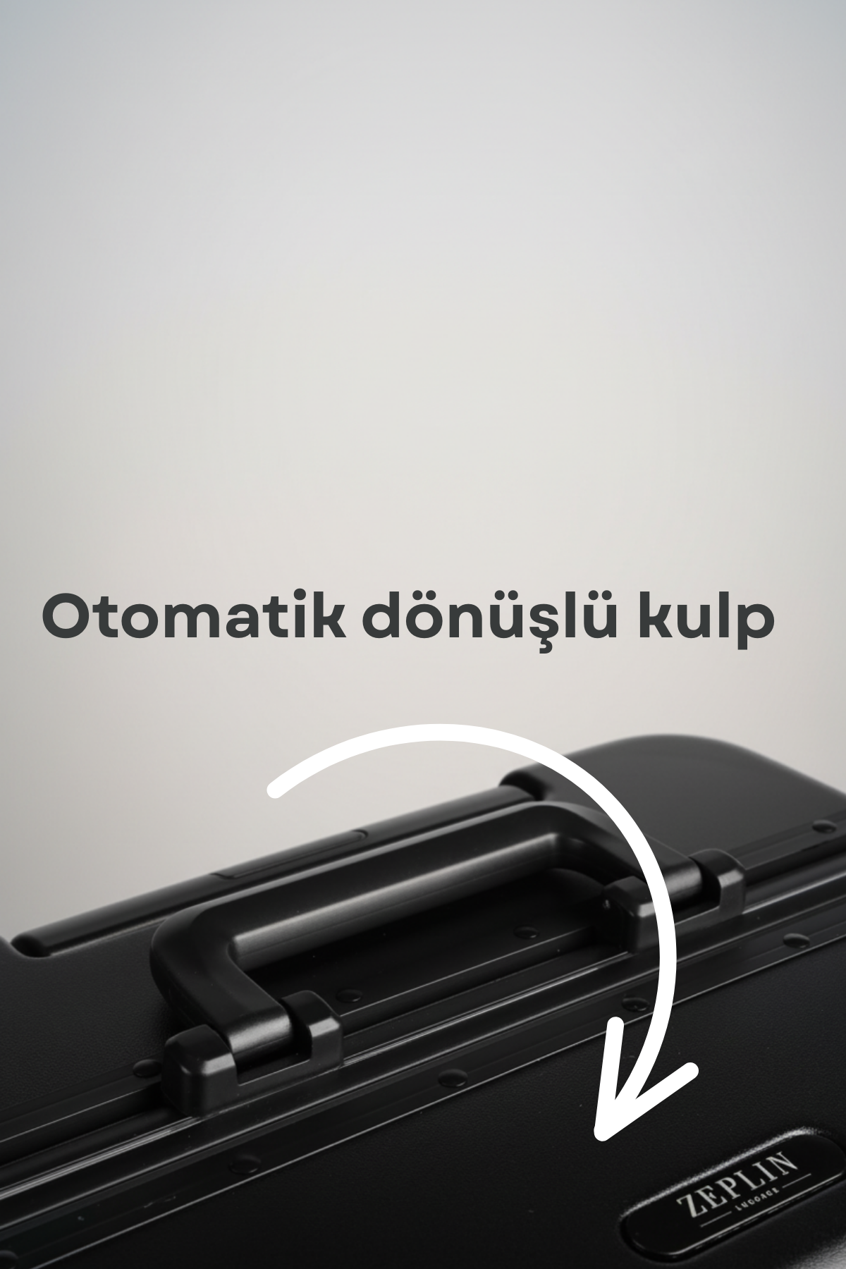 Zeplin Aura PC Policarbon Kabin Boy Valiz Siyah