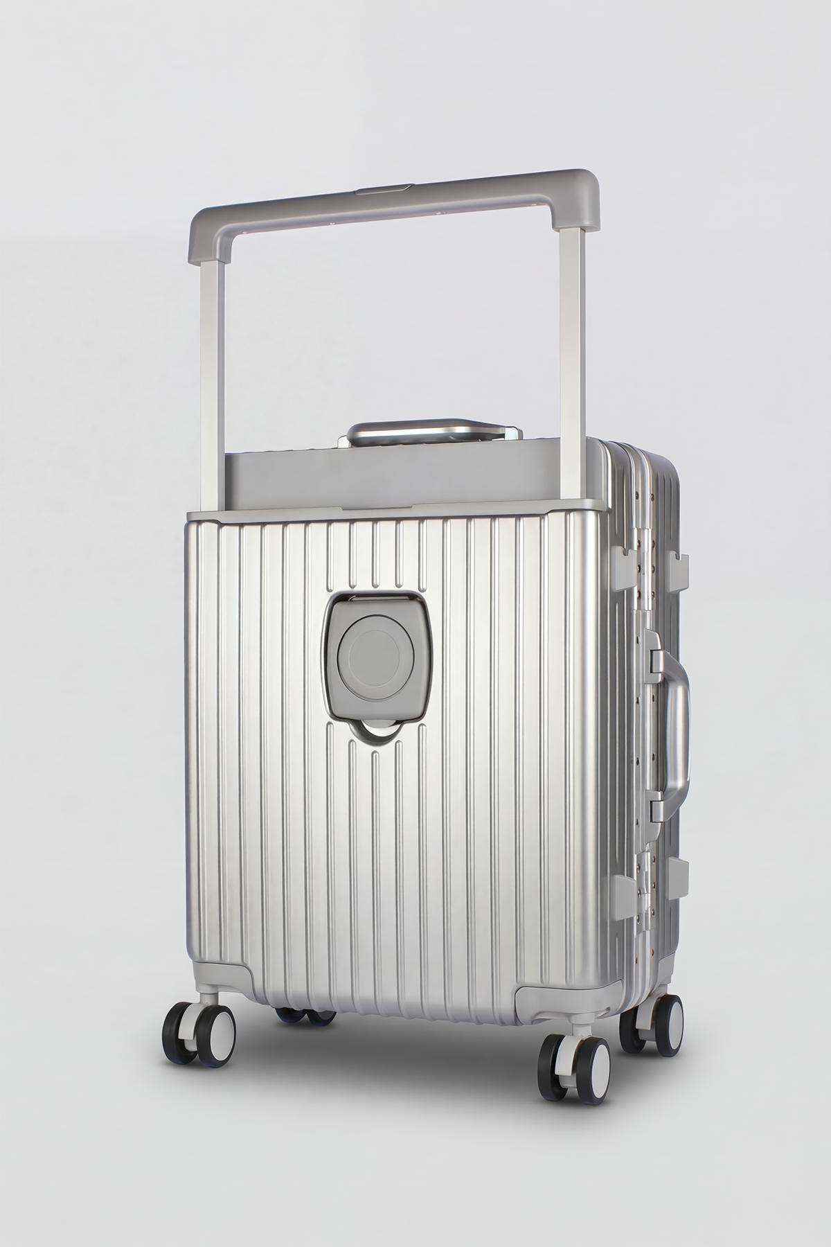 Zeplin Bold PC Policarbon Kabin Boy Valiz Silver