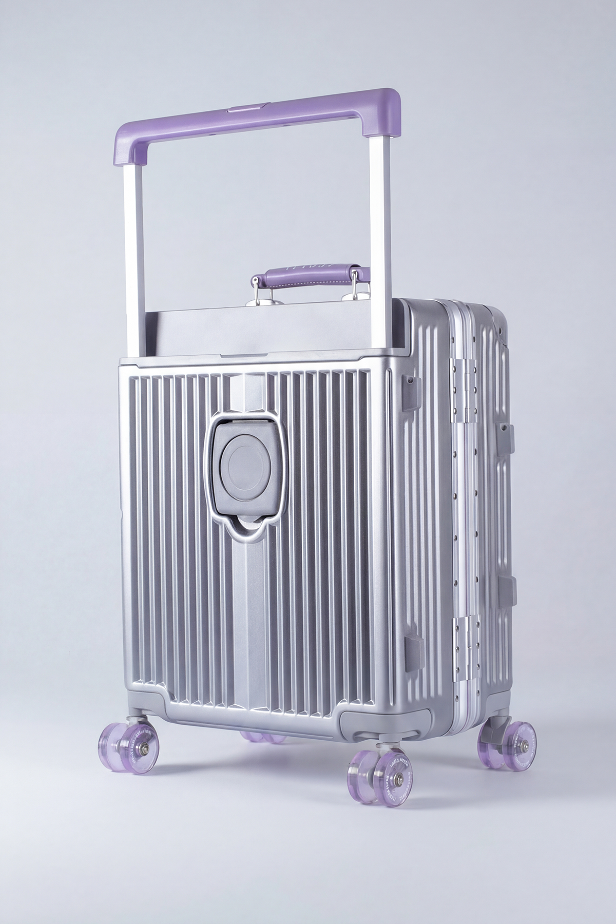 Zeplin Boxy PC Policarbon Kabin Boy Valiz Silver-Mor