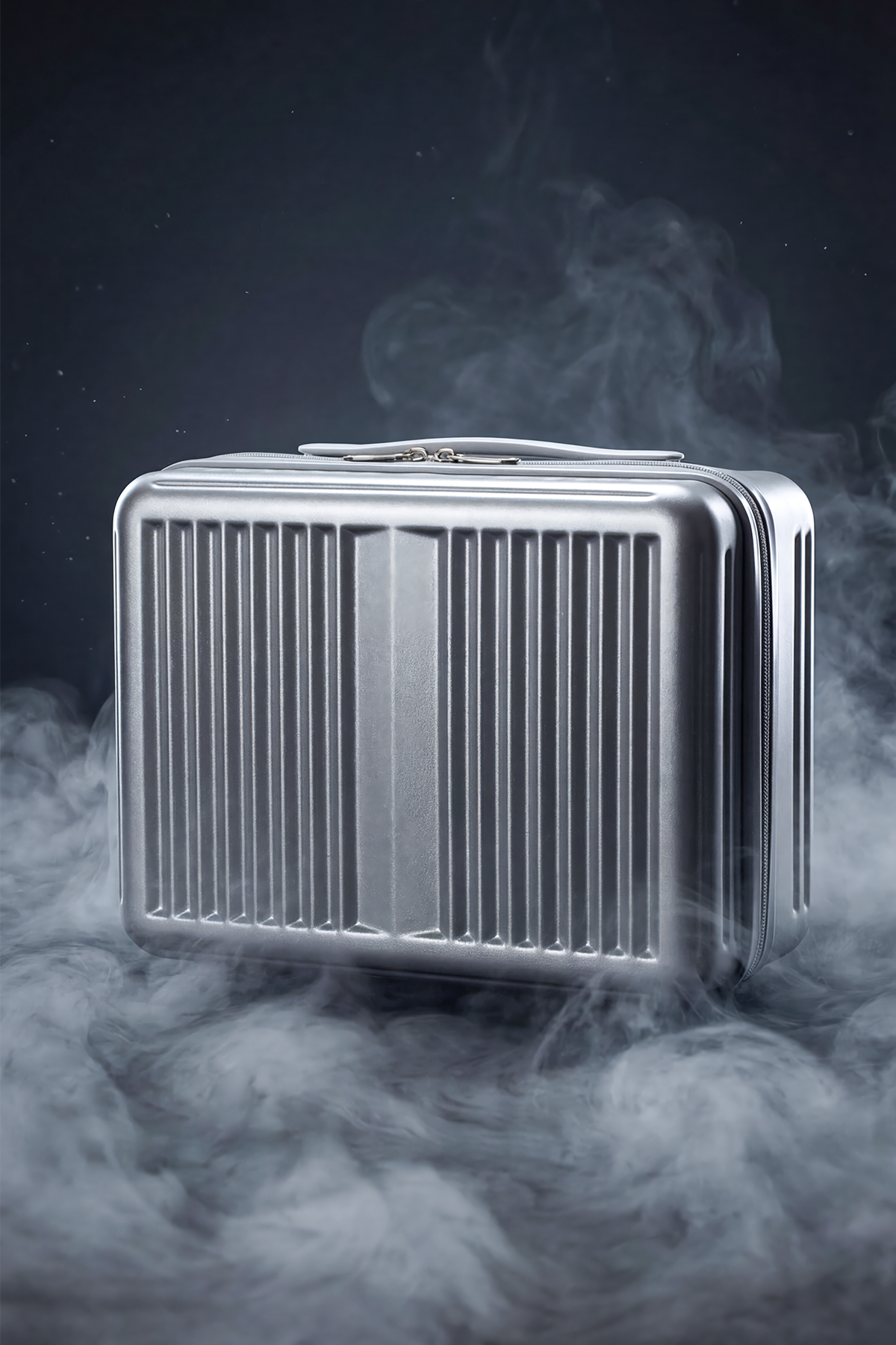 Zeplin Glow PC Policarbon Makyaj Çantası & El Valizi Silver