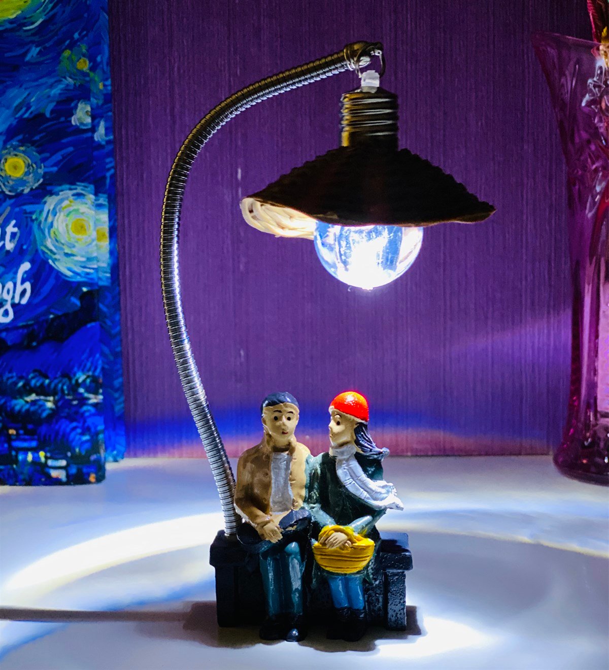  Fotoğraflı Kişiye Özel Masa Lambalı Sevgili BiblosuGiftmodaGM-1012-FOTO